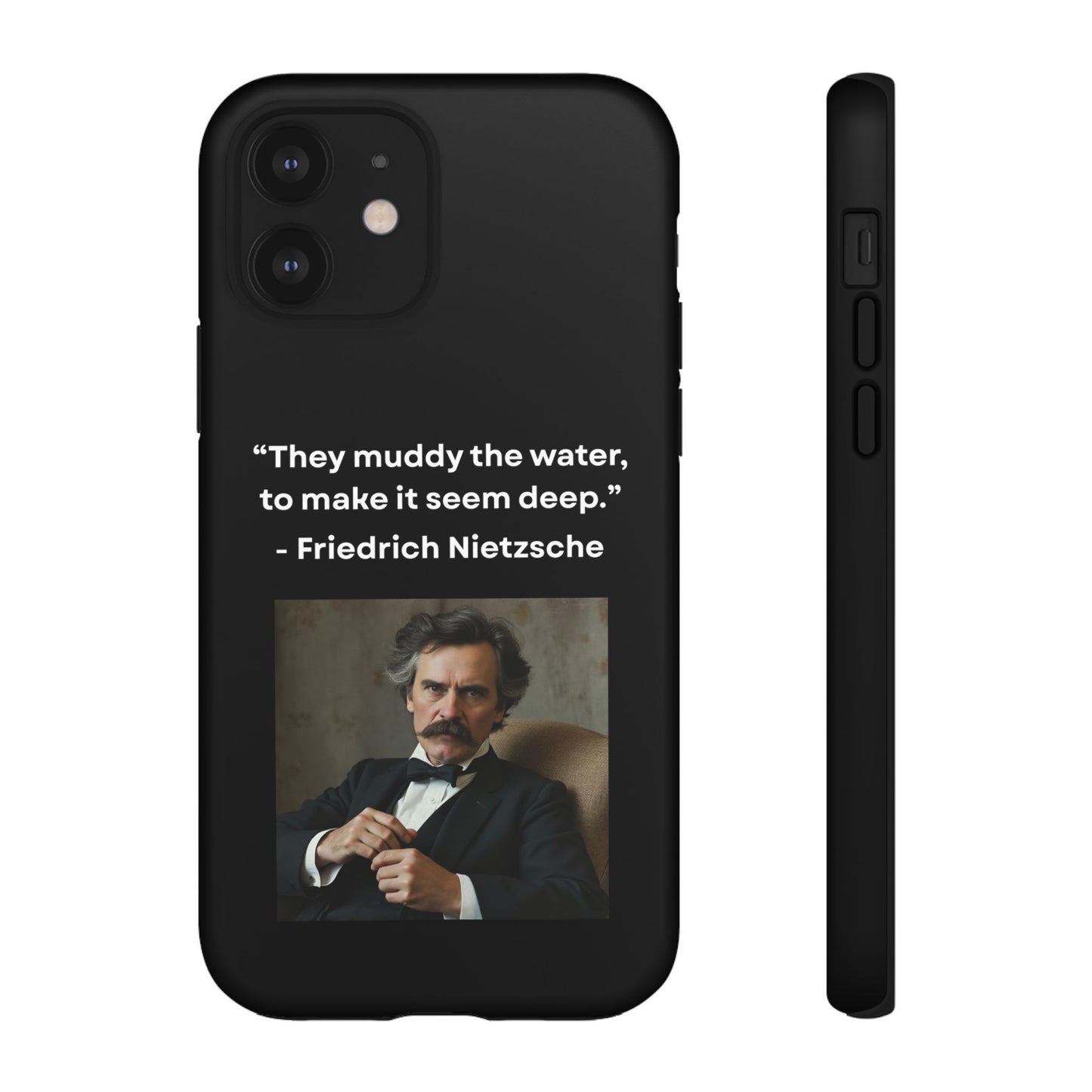 “False Depth” – Friedrich Nietzsche Quote Tough Phone Case