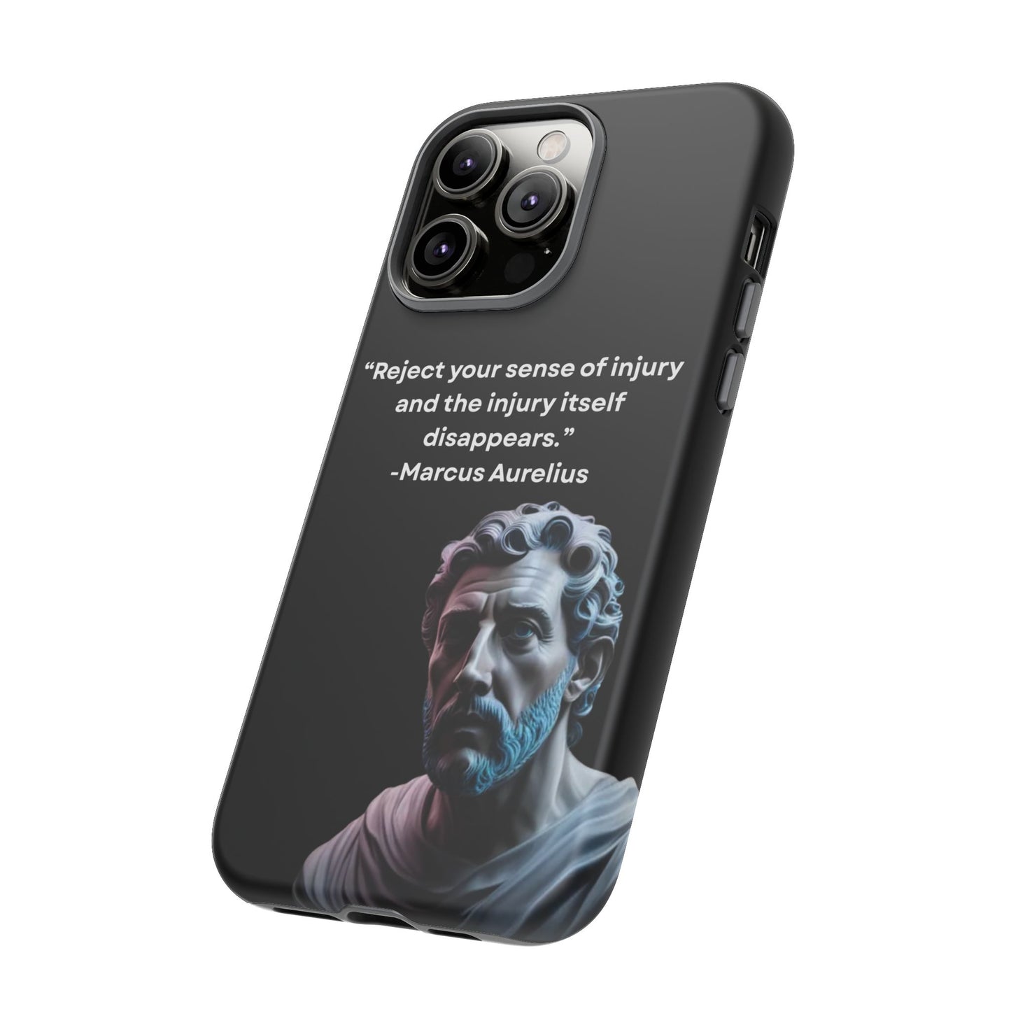 “Strength Within” – Marcus Aurelius Quote Tough Phone Case