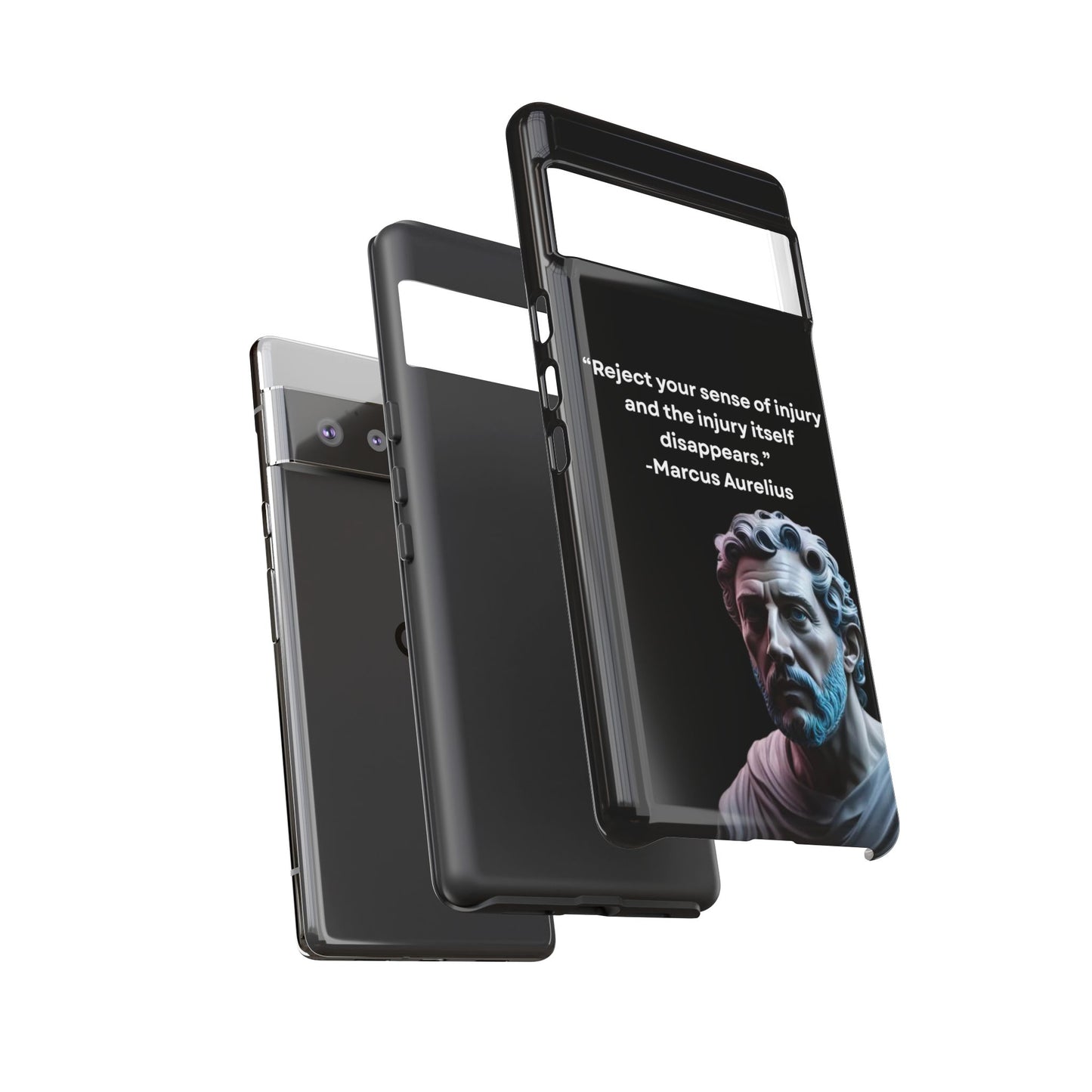 “Strength Within” – Marcus Aurelius Quote Tough Phone Case
