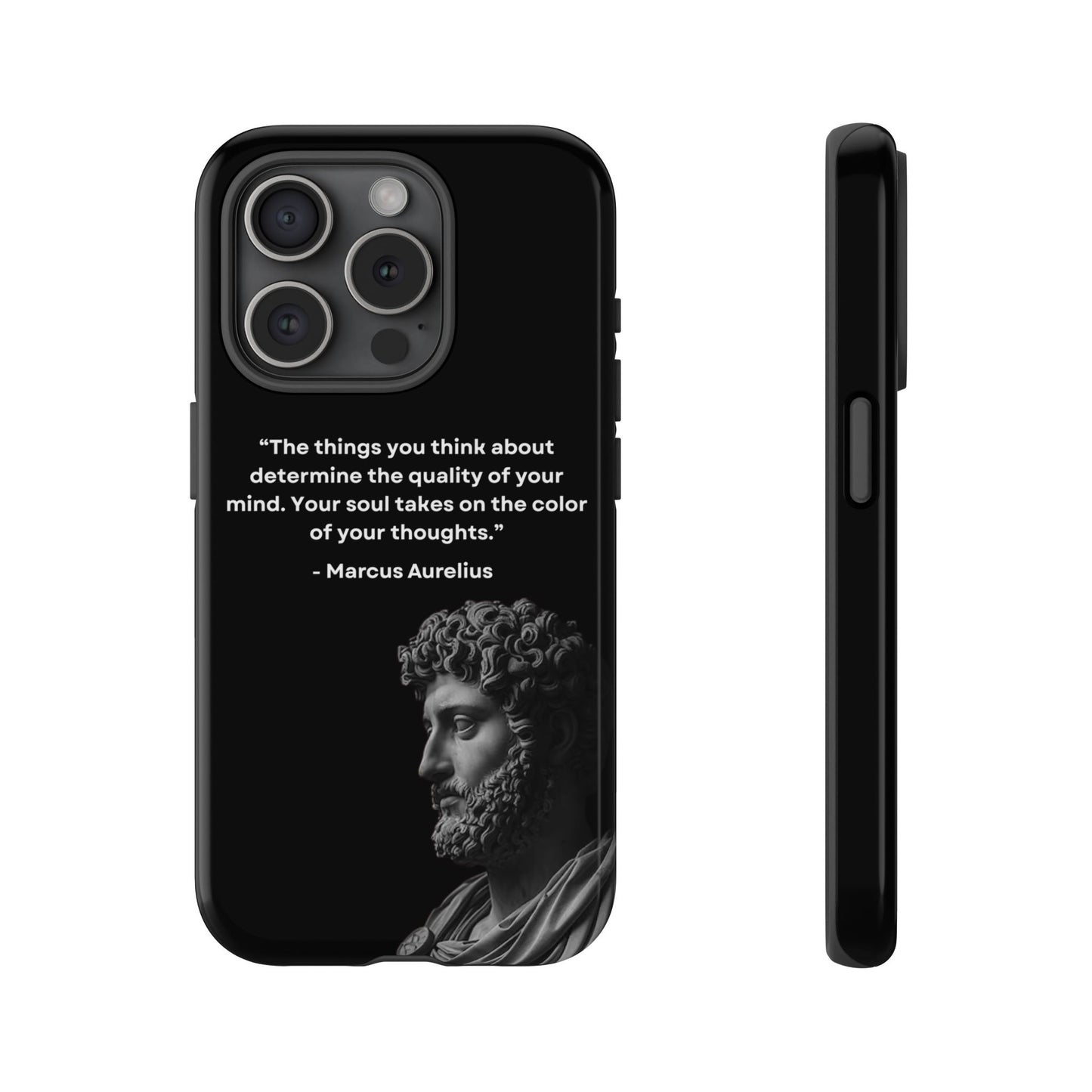 “Color of Thought” – Marcus Aurelius Quote Tough Phone Case