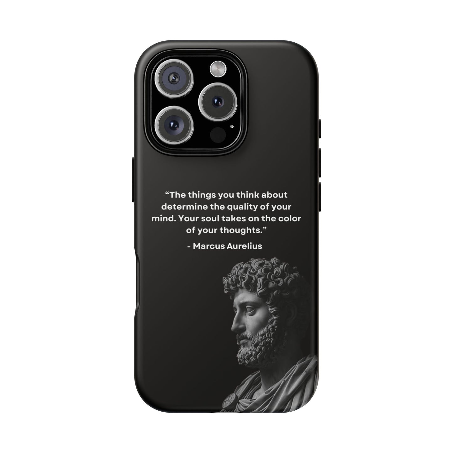 “Color of Thought” – Marcus Aurelius Quote Tough Phone Case