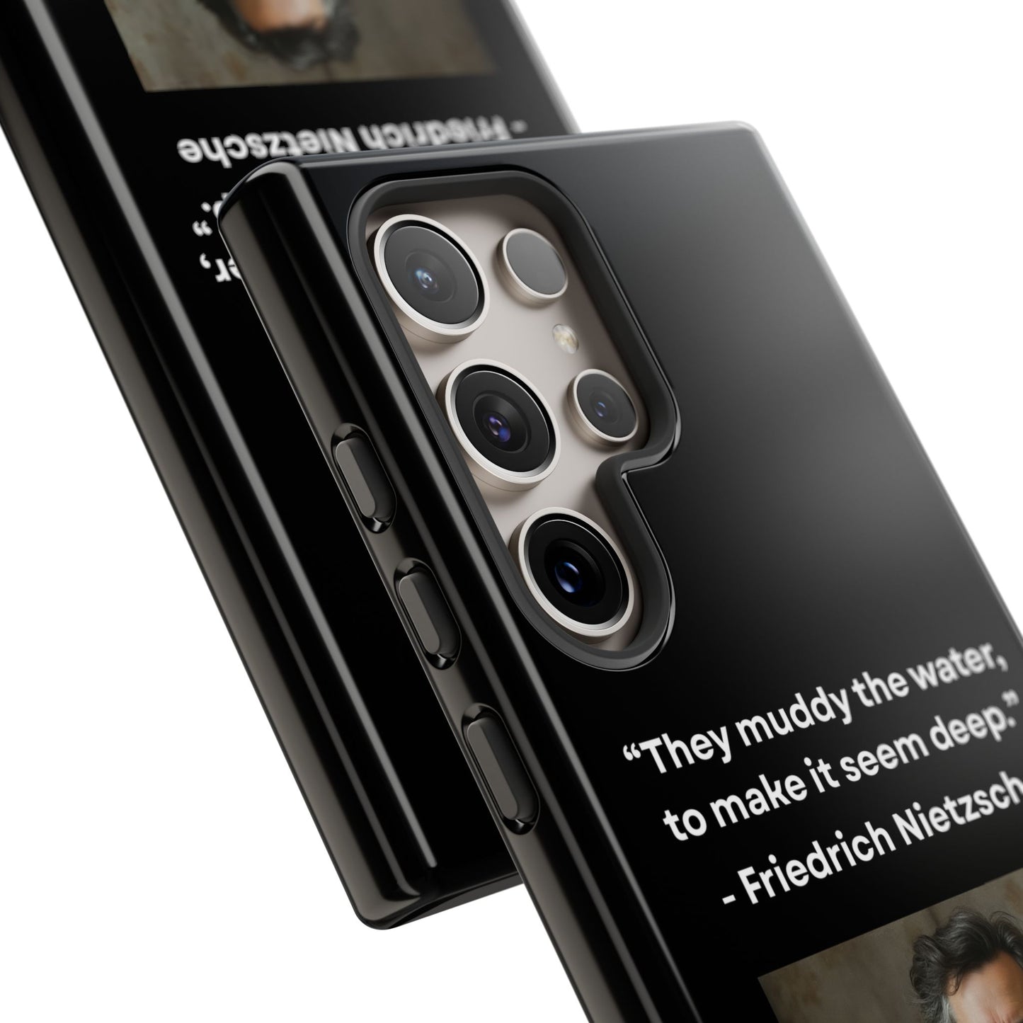 “False Depth” – Friedrich Nietzsche Quote Tough Phone Case