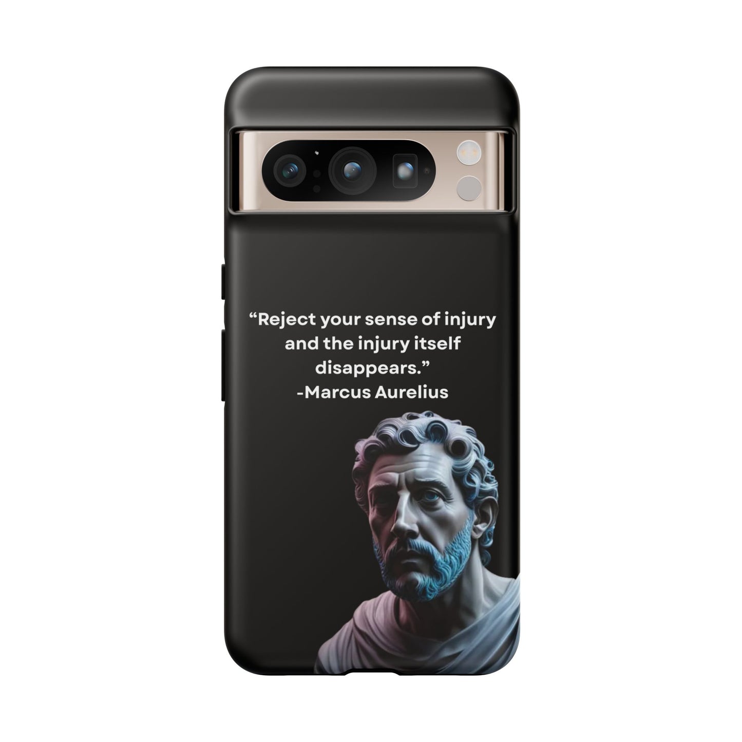 “Strength Within” – Marcus Aurelius Quote Tough Phone Case