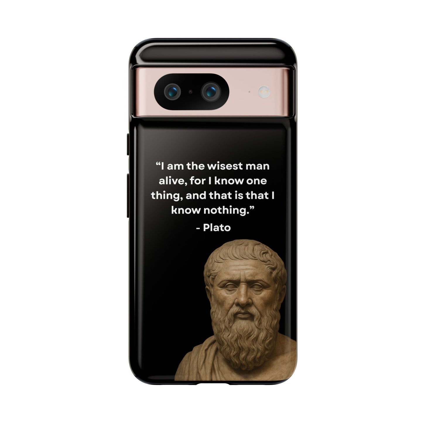 "Know Nothing, Own Wisdom" – Plato Tough Phone Case