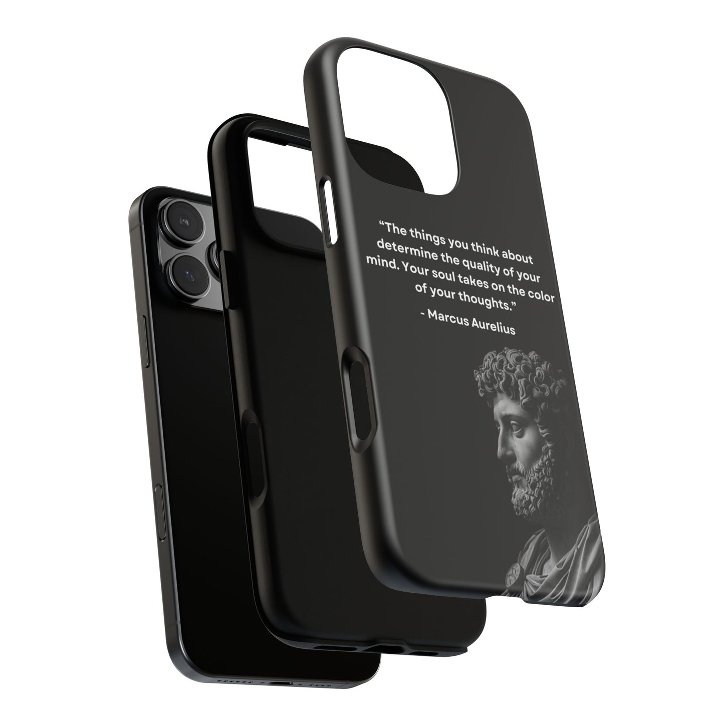 “Color of Thought” – Marcus Aurelius Quote Tough Phone Case