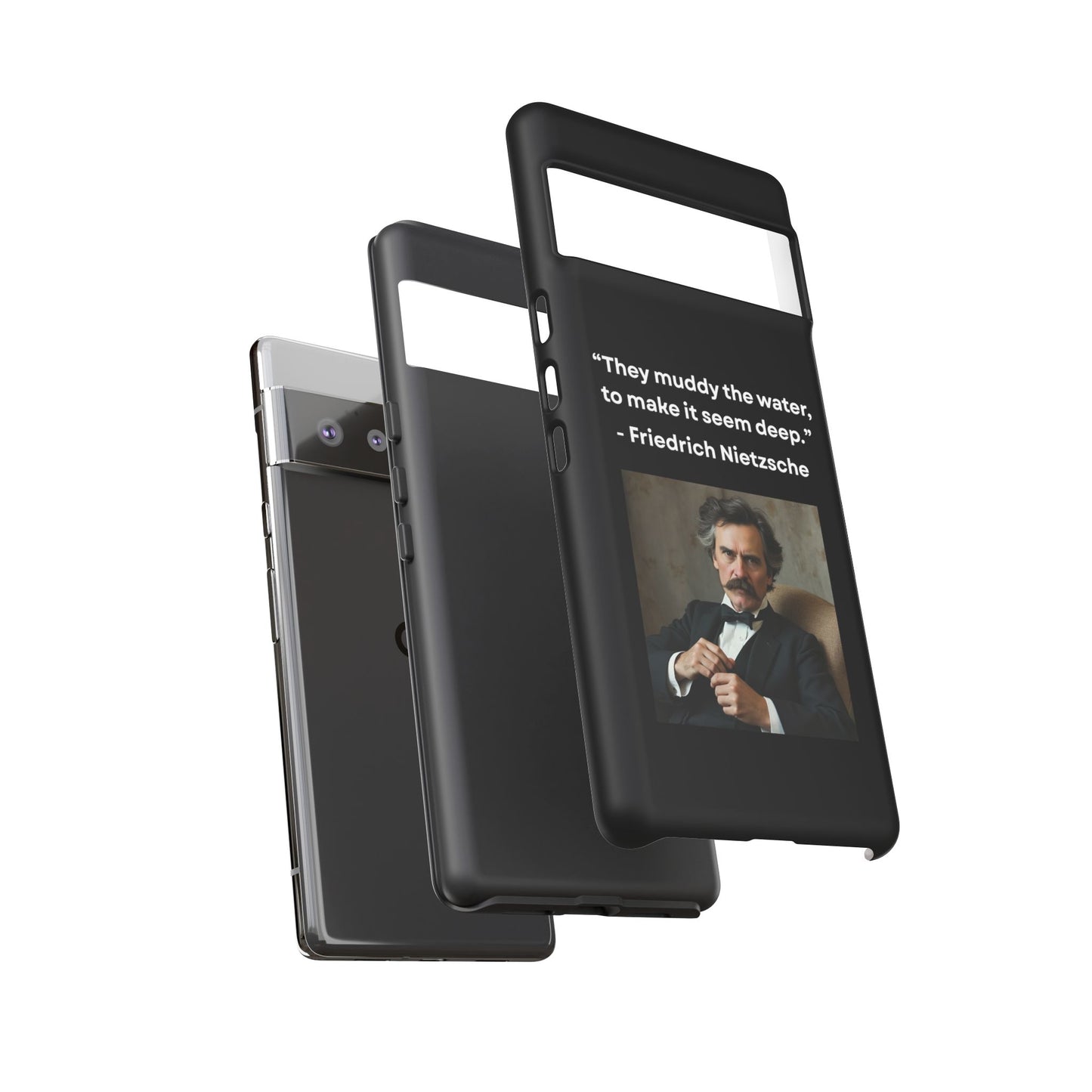 “False Depth” – Friedrich Nietzsche Quote Tough Phone Case