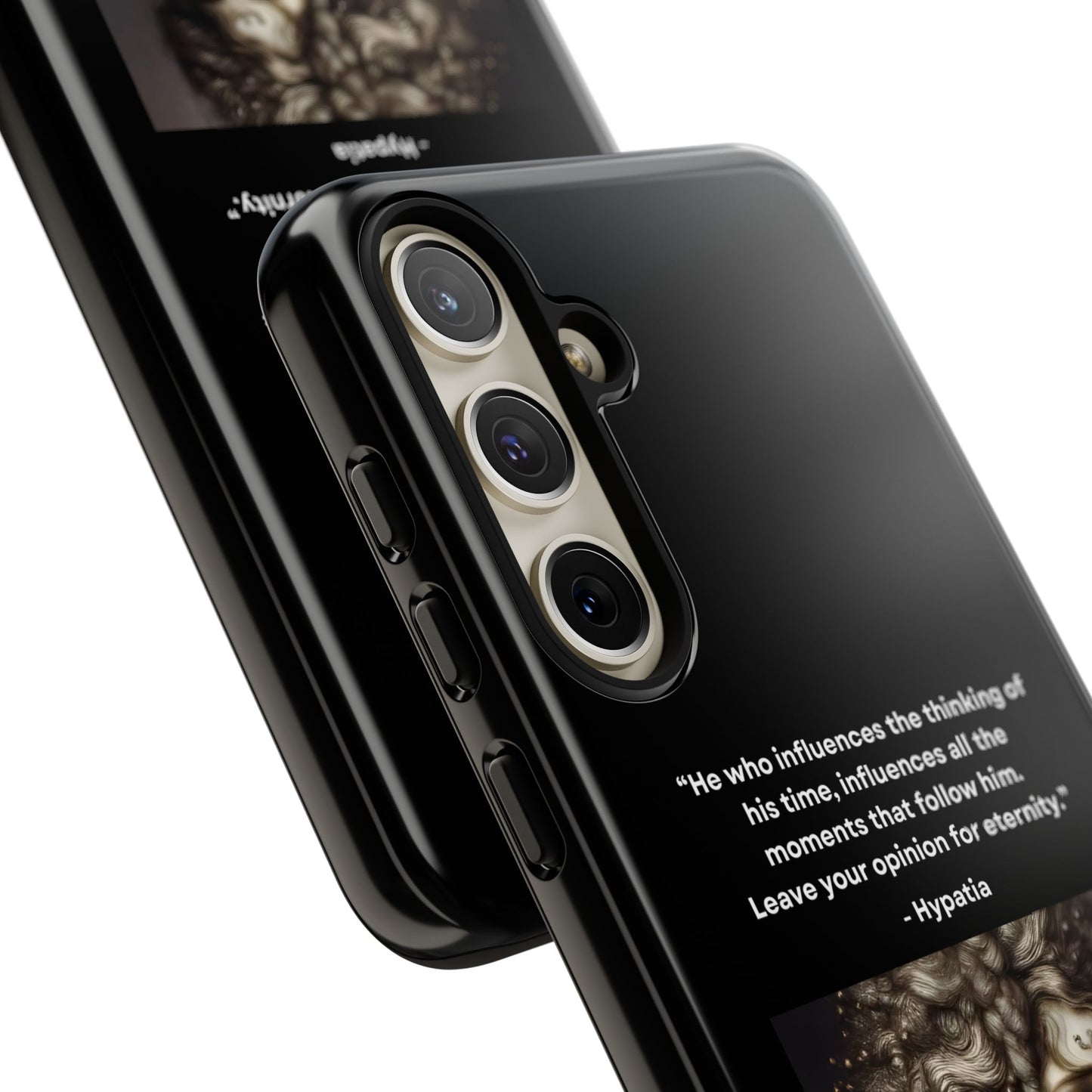 “Leave Your Mark” – Hypatia Quote Tough Phone Case