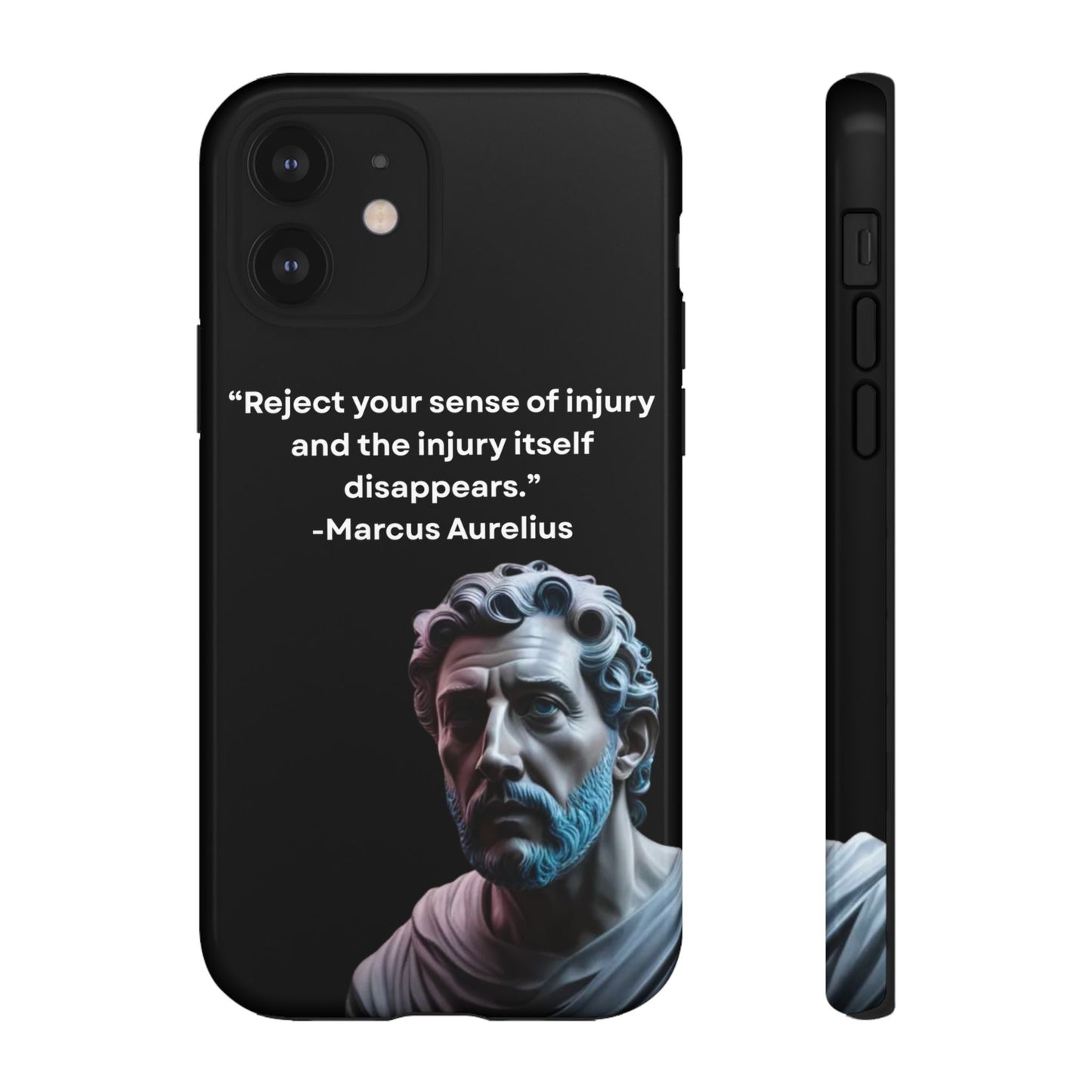 “Strength Within” – Marcus Aurelius Quote Tough Phone Case