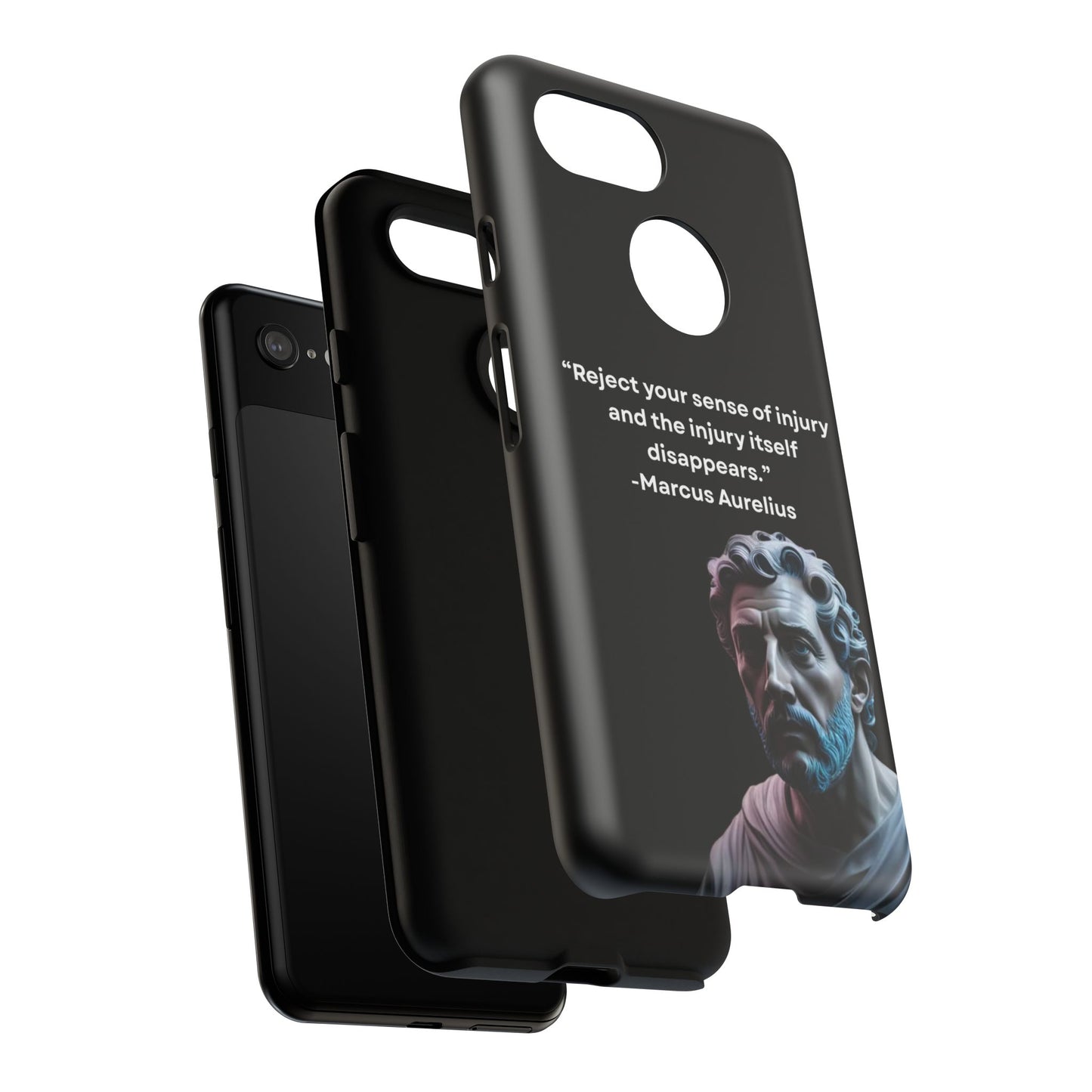 “Strength Within” – Marcus Aurelius Quote Tough Phone Case