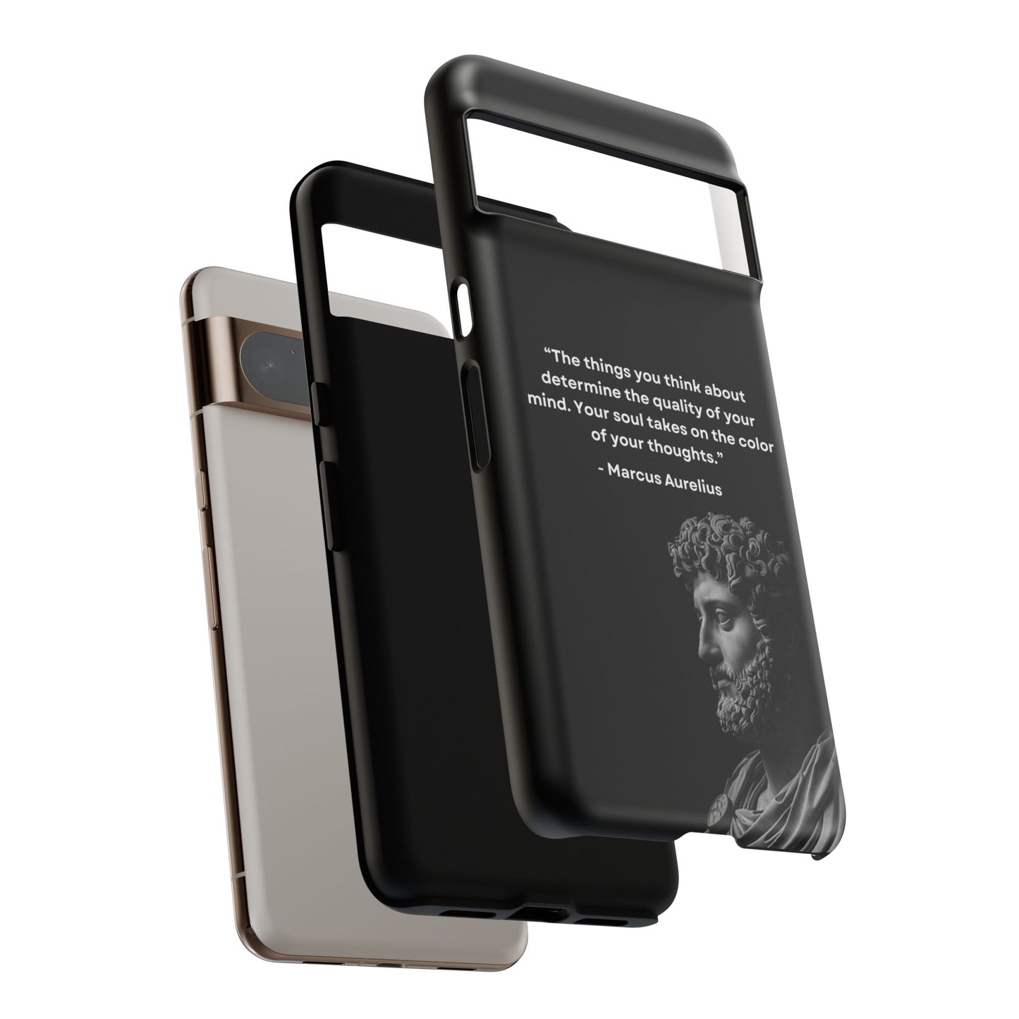 “Color of Thought” – Marcus Aurelius Quote Tough Phone Case