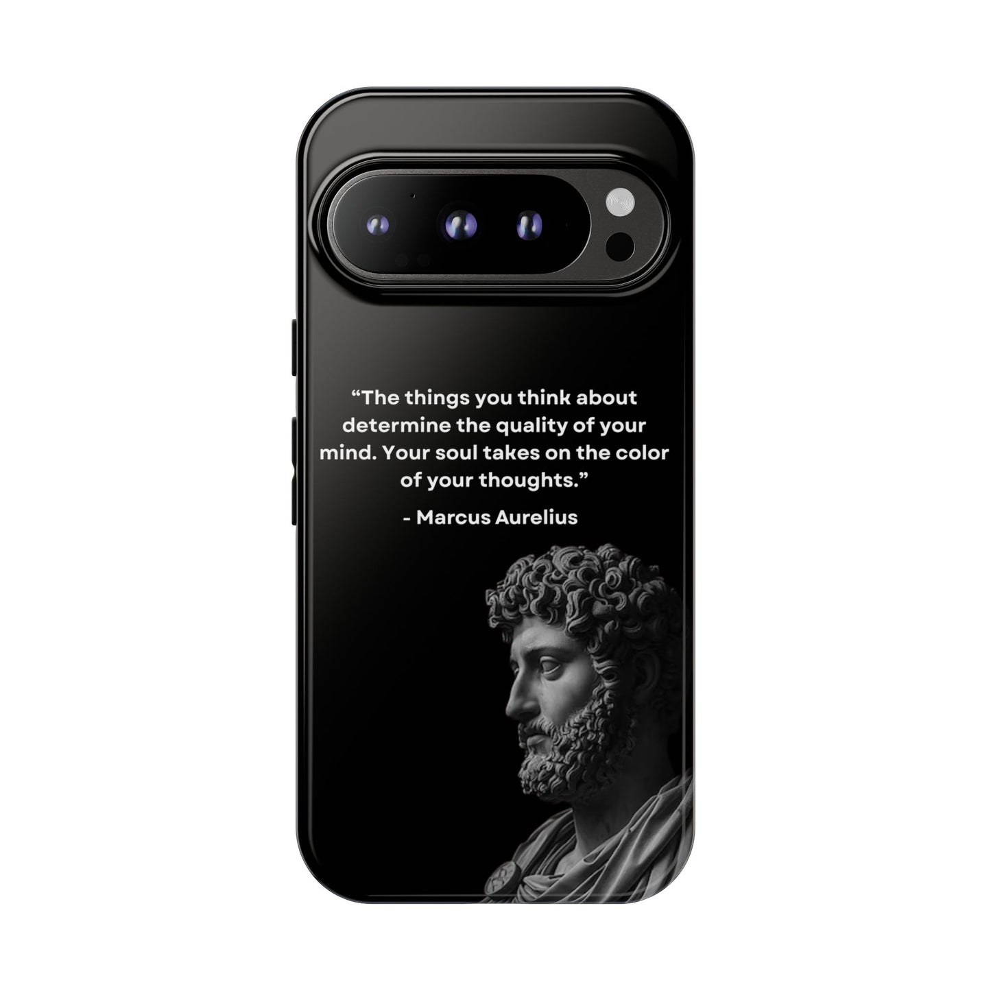 “Color of Thought” – Marcus Aurelius Quote Tough Phone Case