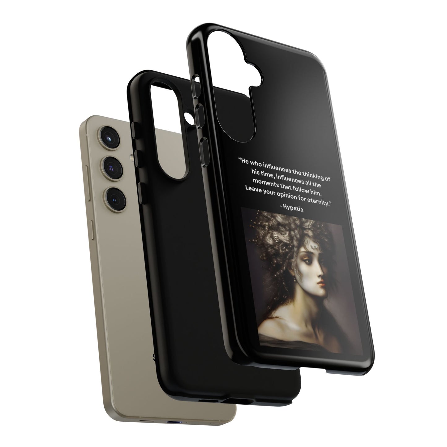“Leave Your Mark” – Hypatia Quote Tough Phone Case