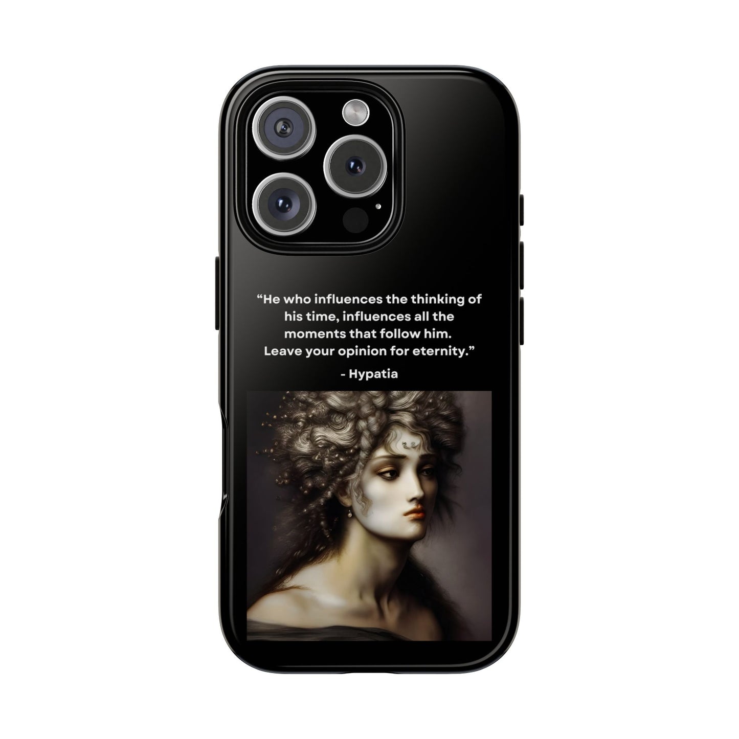 “Leave Your Mark” – Hypatia Quote Tough Phone Case