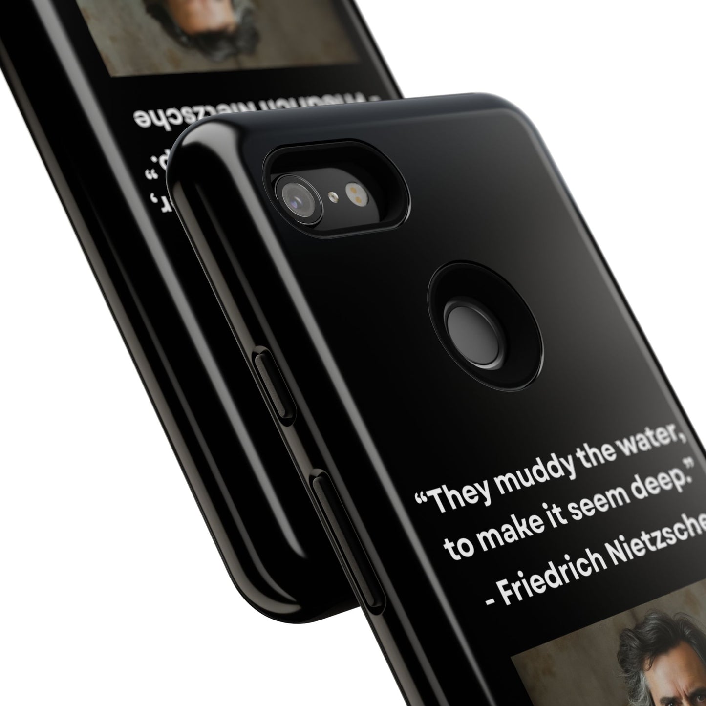 “False Depth” – Friedrich Nietzsche Quote Tough Phone Case