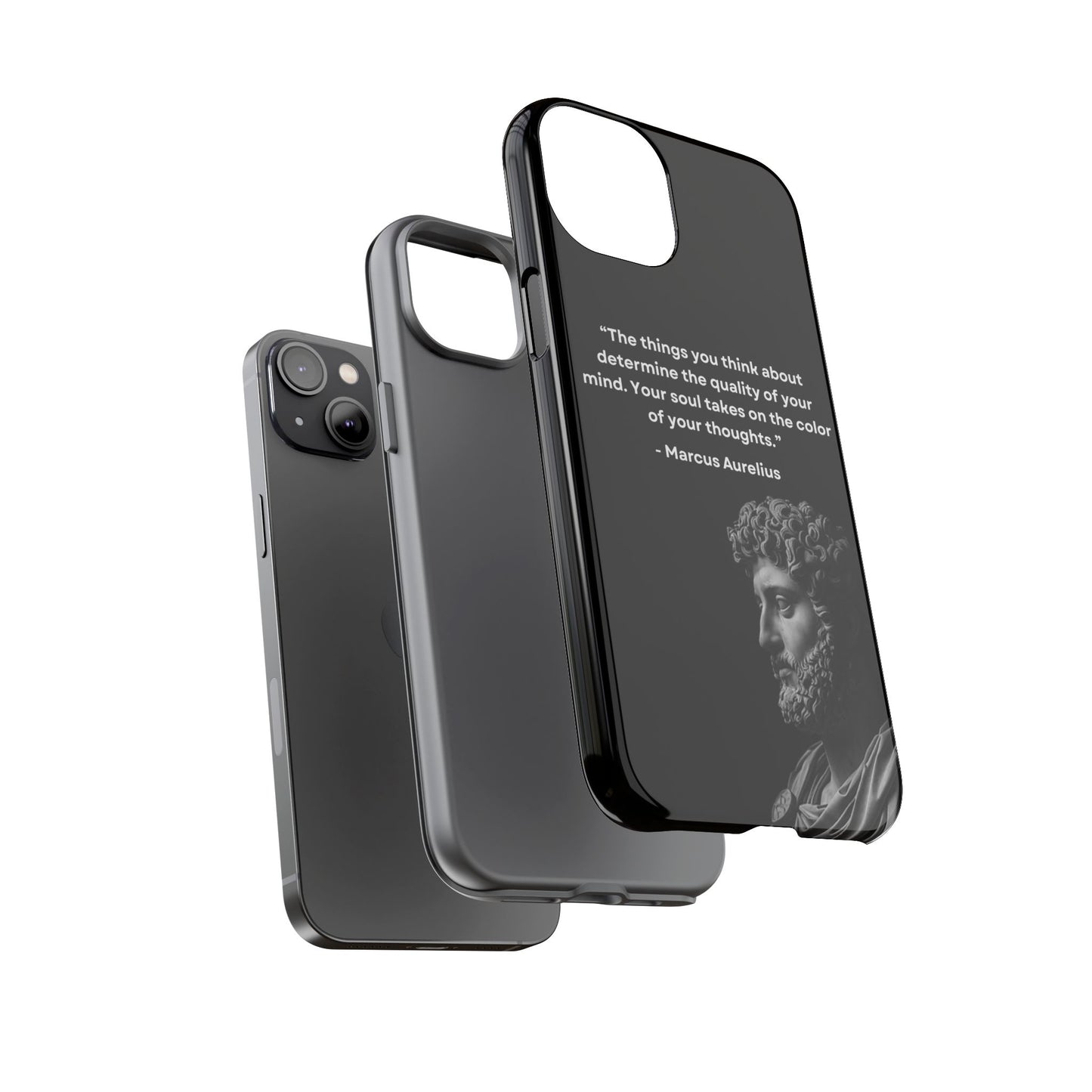 “Color of Thought” – Marcus Aurelius Quote Tough Phone Case