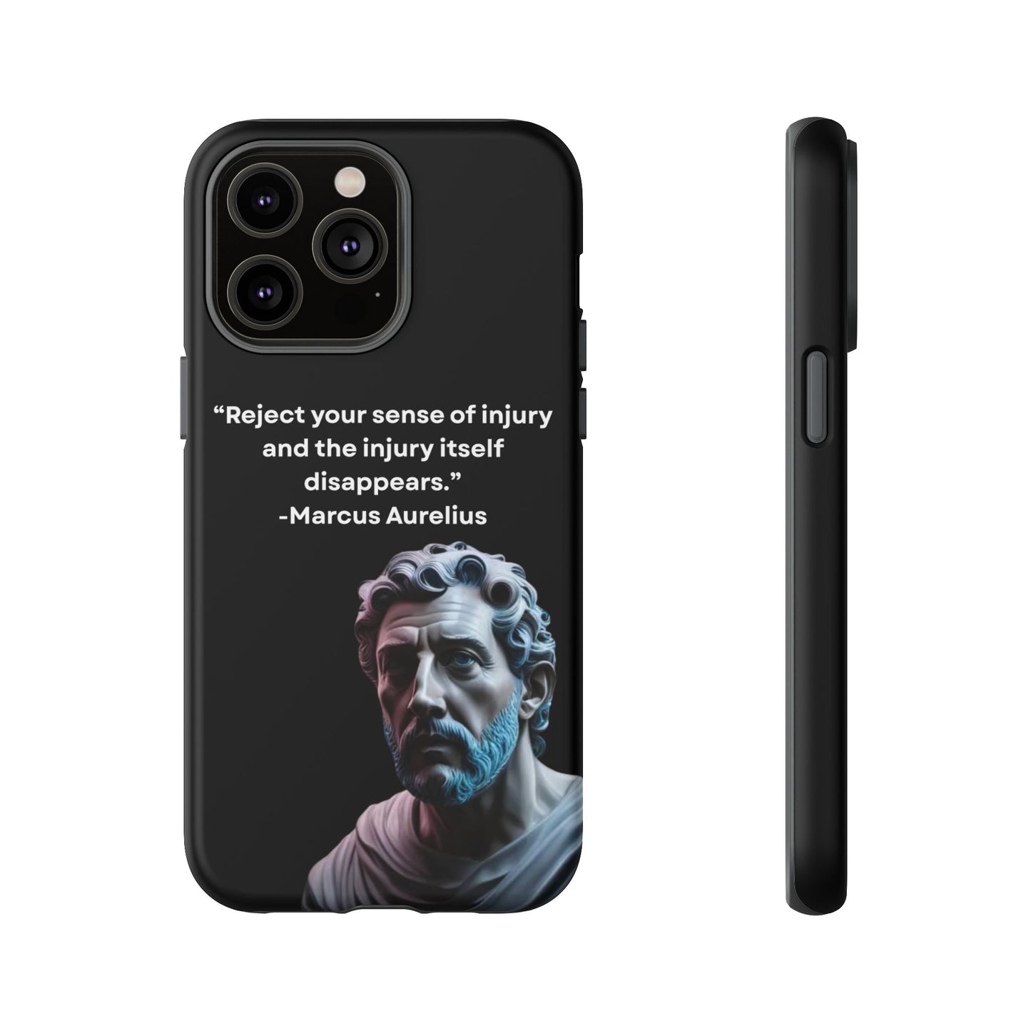 “Strength Within” – Marcus Aurelius Quote Tough Phone Case