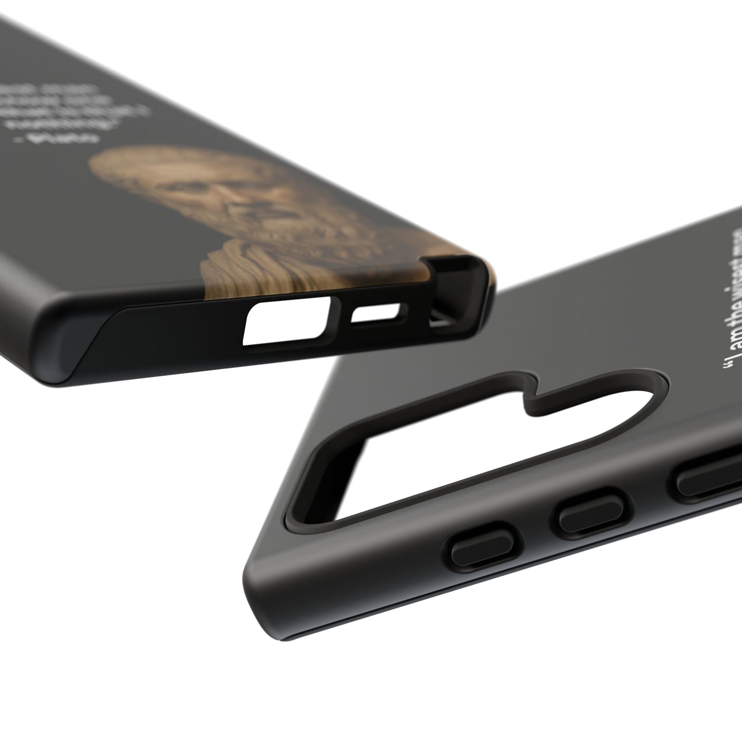 "Know Nothing, Own Wisdom" – Plato Tough Phone Case