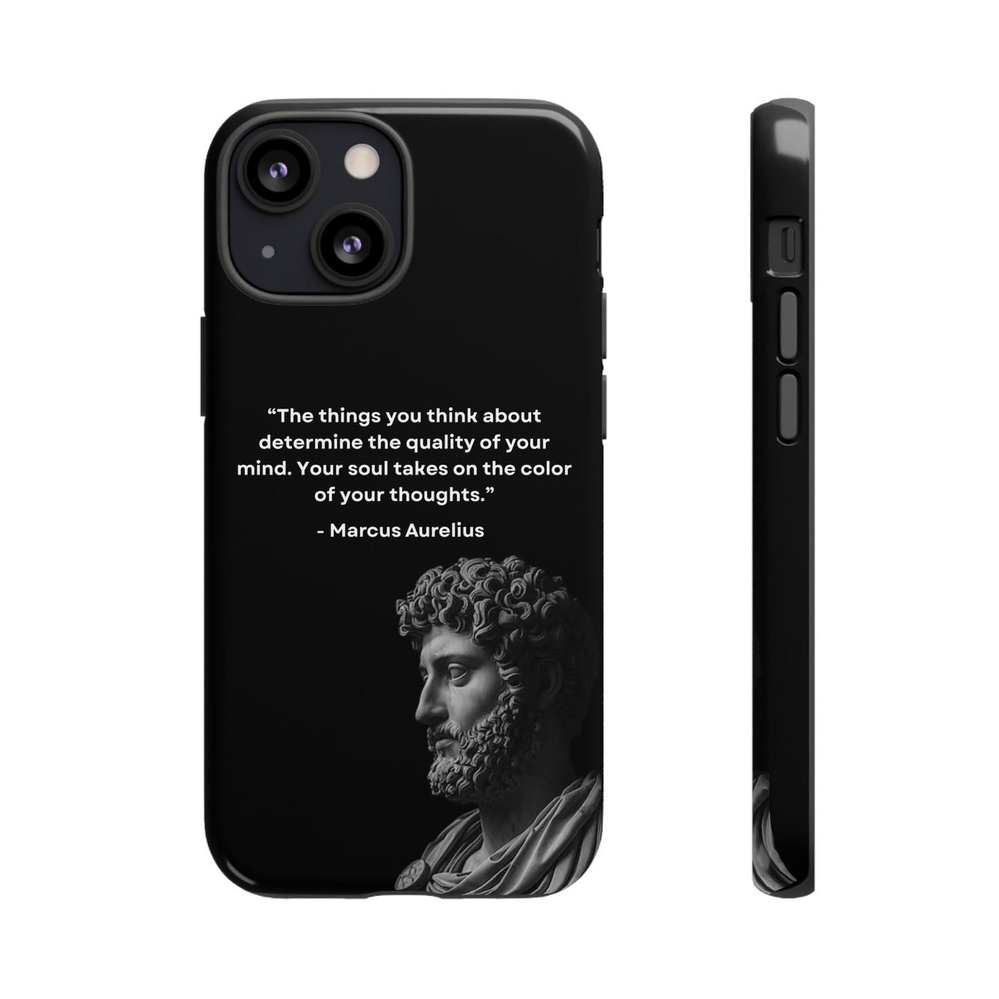 “Color of Thought” – Marcus Aurelius Quote Tough Phone Case