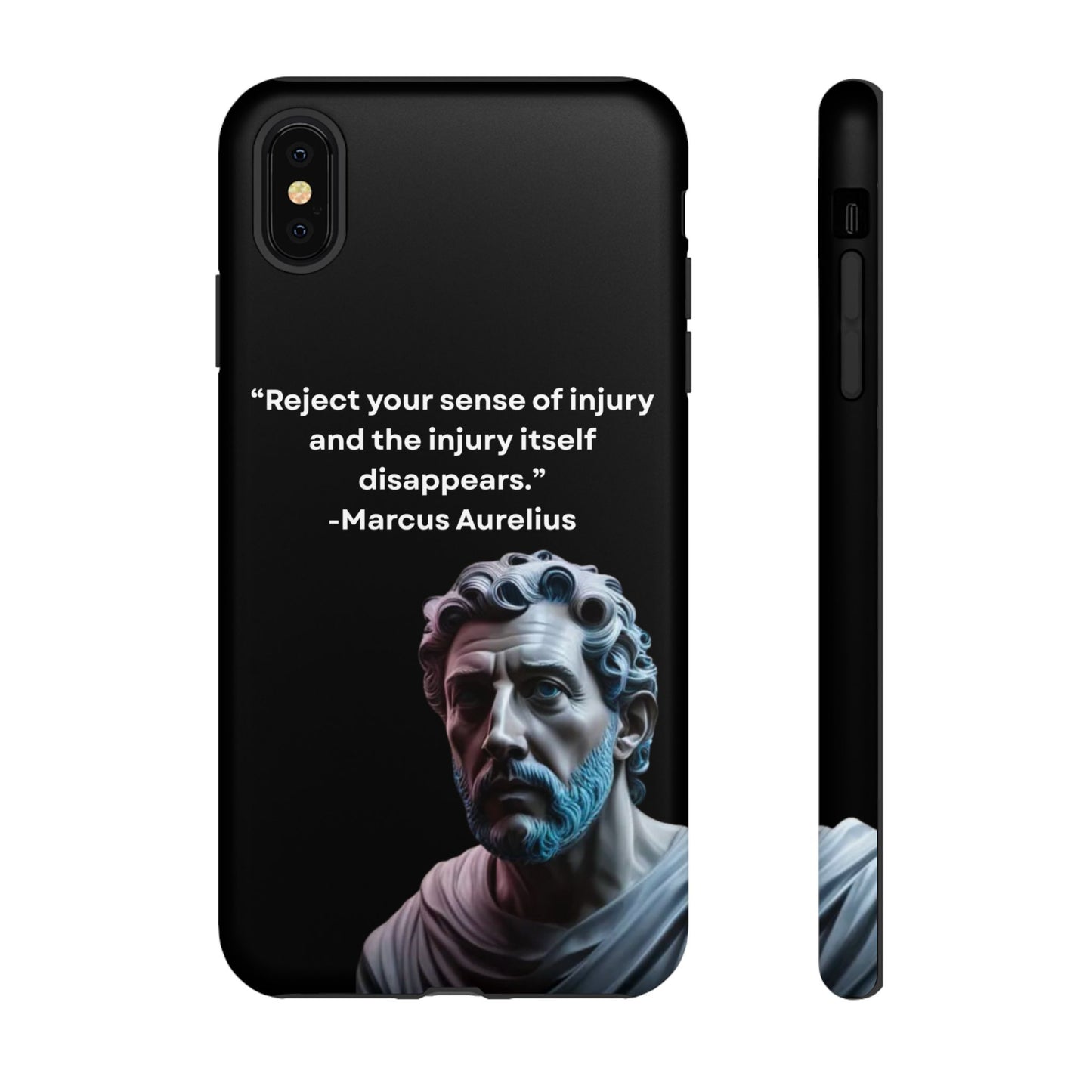“Strength Within” – Marcus Aurelius Quote Tough Phone Case