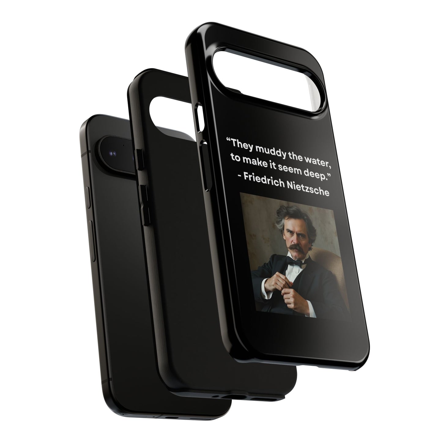 “False Depth” – Friedrich Nietzsche Quote Tough Phone Case