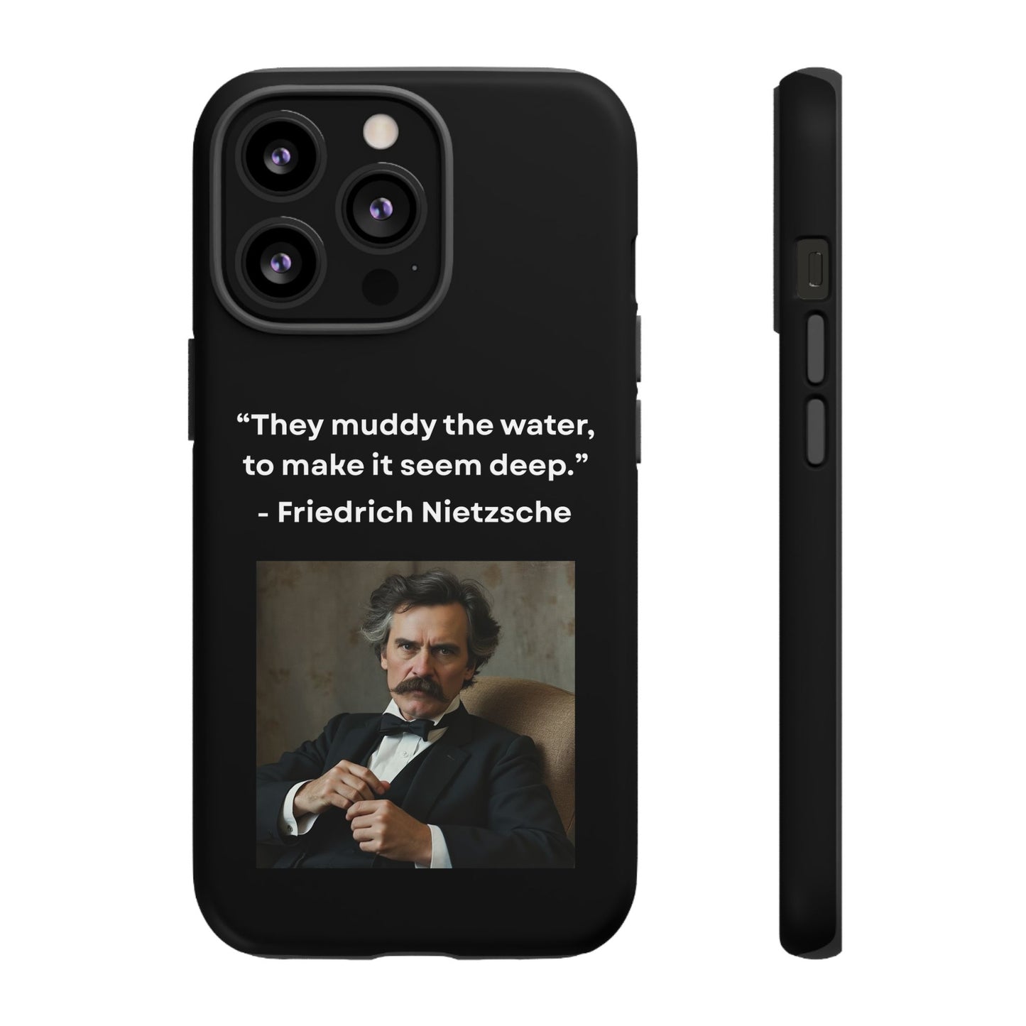 “False Depth” – Friedrich Nietzsche Quote Tough Phone Case
