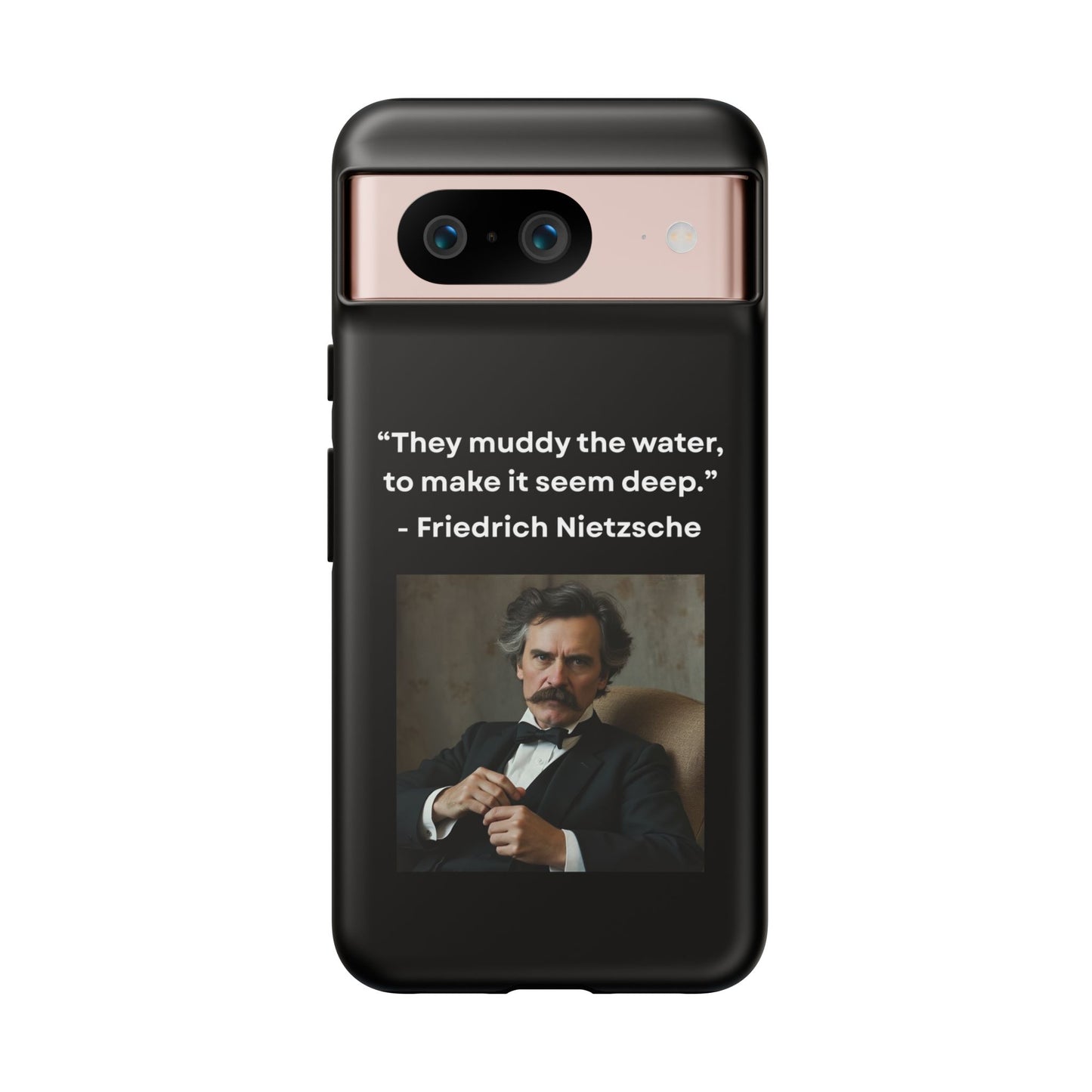 “False Depth” – Friedrich Nietzsche Quote Tough Phone Case