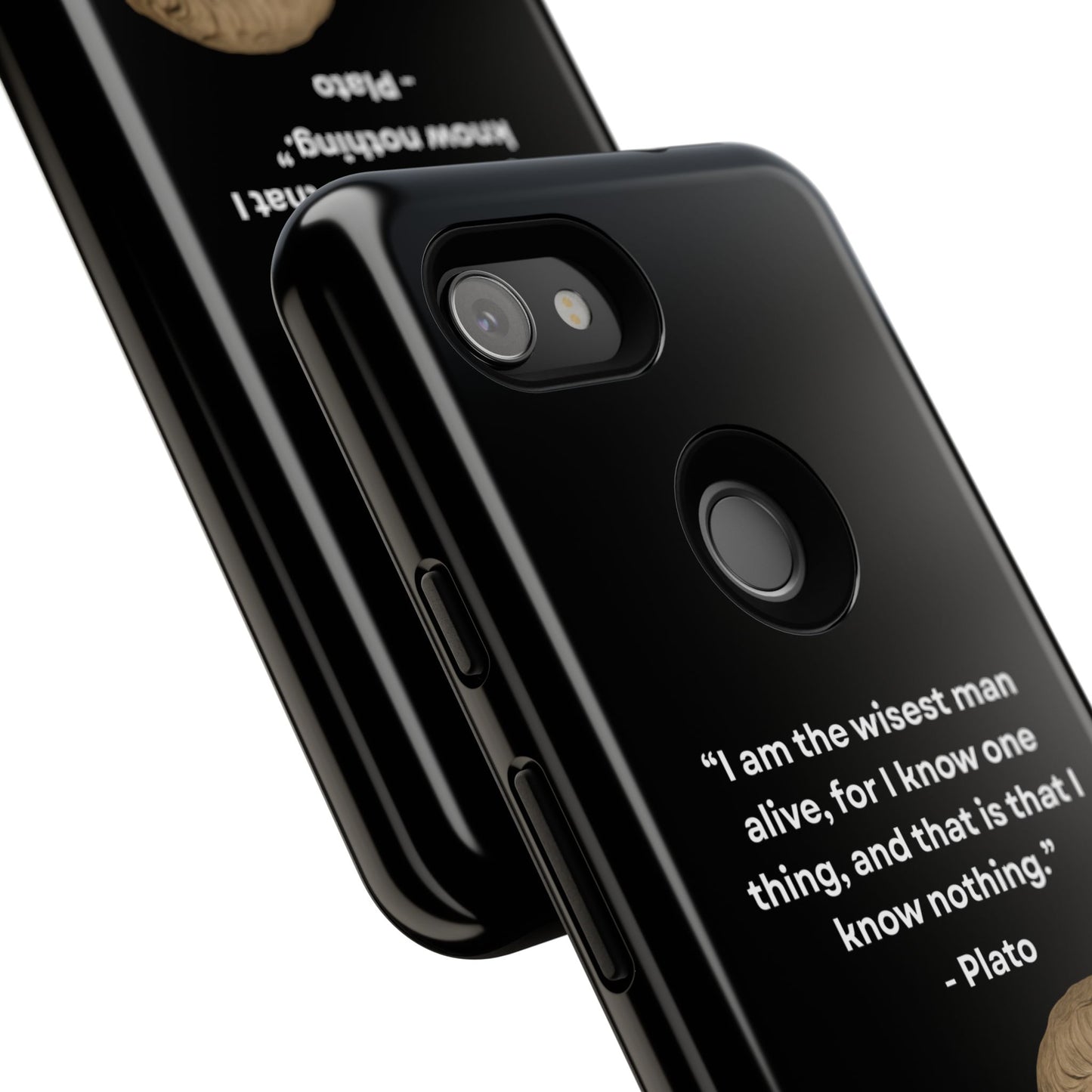 "Know Nothing, Own Wisdom" – Plato Tough Phone Case