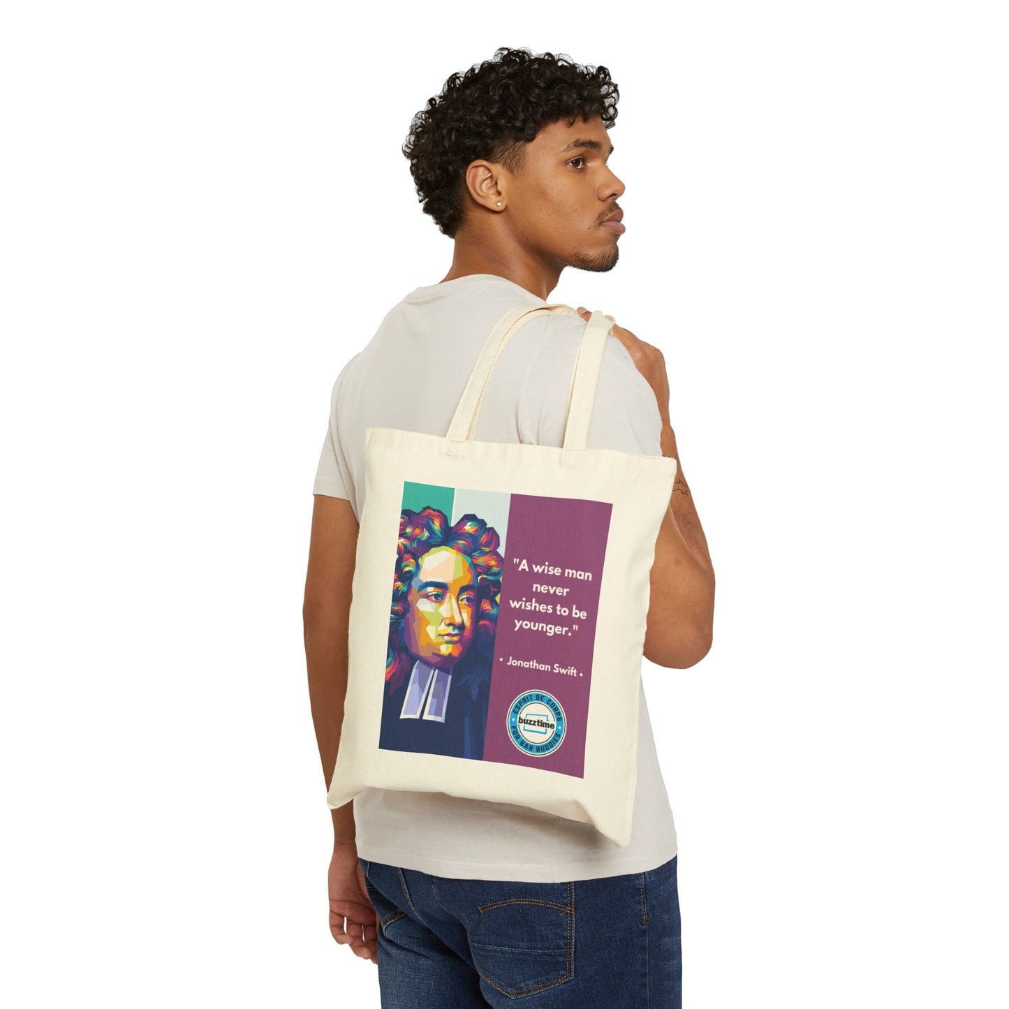 Jonathan Swift Quote Tote Bag