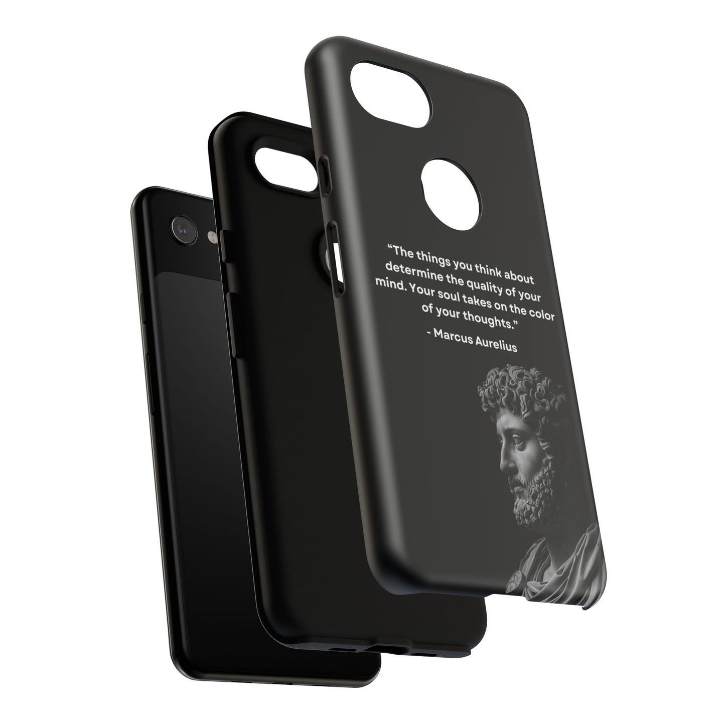 “Color of Thought” – Marcus Aurelius Quote Tough Phone Case