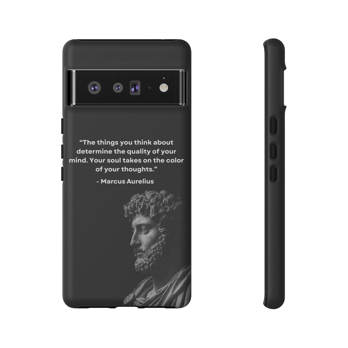 “Color of Thought” – Marcus Aurelius Quote Tough Phone Case