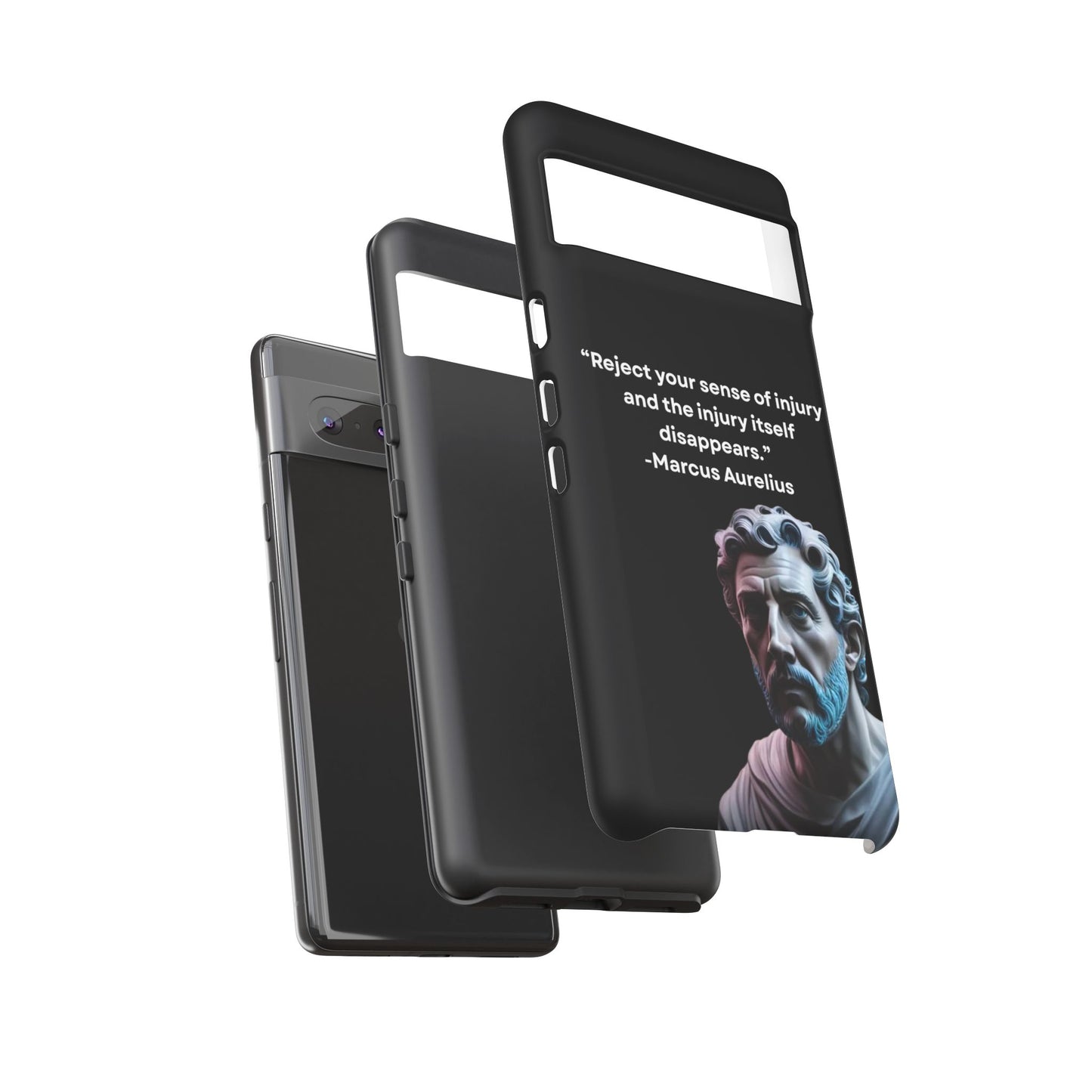 “Strength Within” – Marcus Aurelius Quote Tough Phone Case