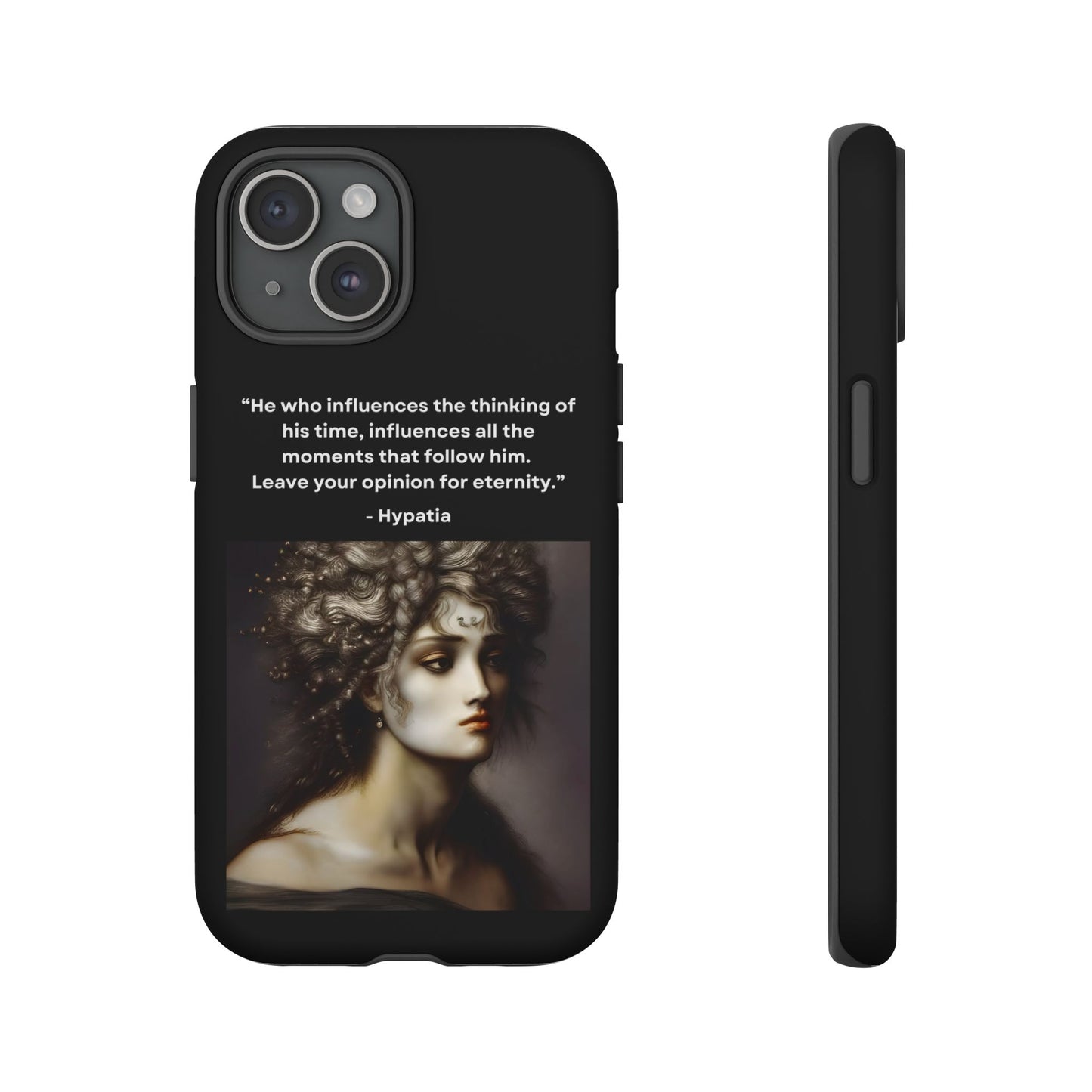 “Leave Your Mark” – Hypatia Quote Tough Phone Case