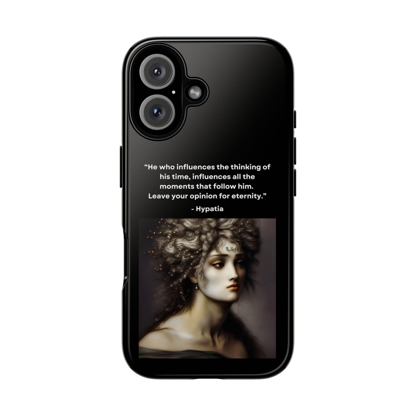 “Leave Your Mark” – Hypatia Quote Tough Phone Case