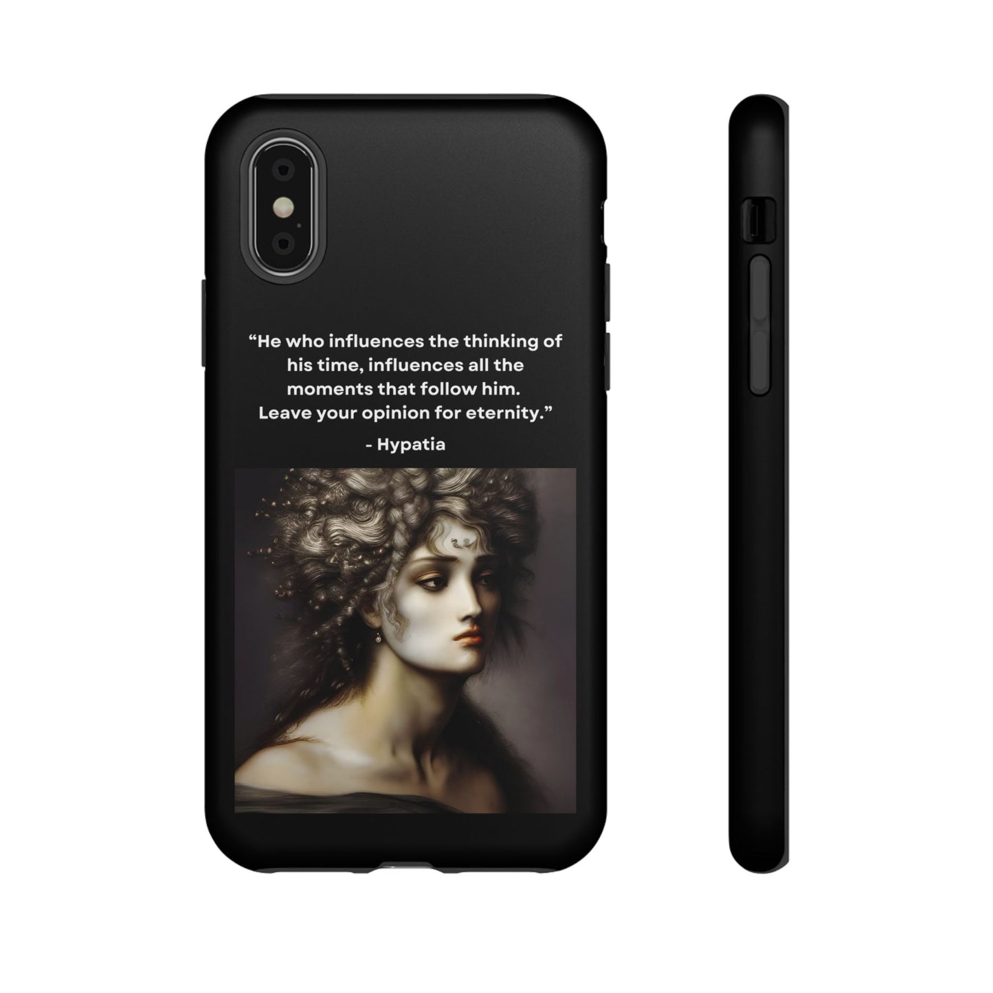 “Leave Your Mark” – Hypatia Quote Tough Phone Case
