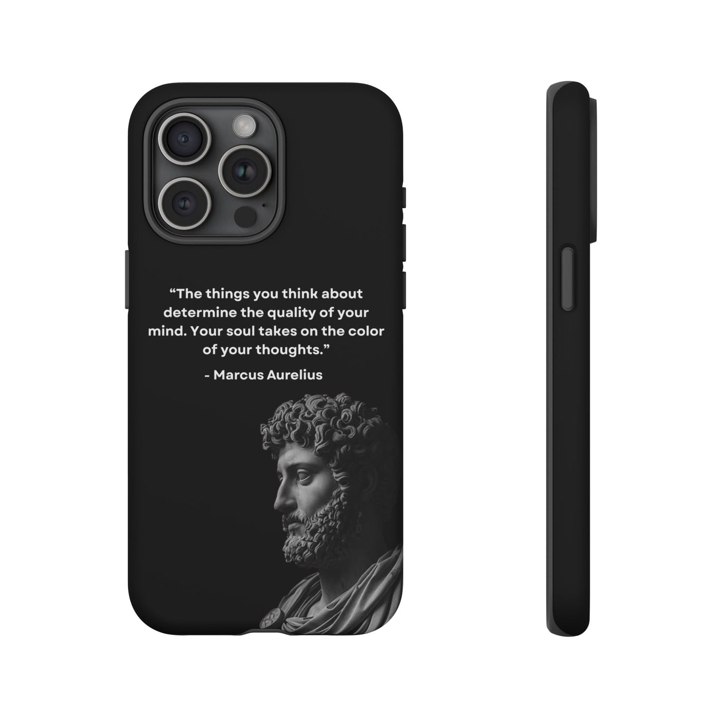 “Color of Thought” – Marcus Aurelius Quote Tough Phone Case