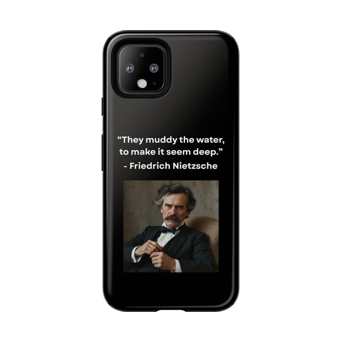 “False Depth” – Friedrich Nietzsche Quote Tough Phone Case