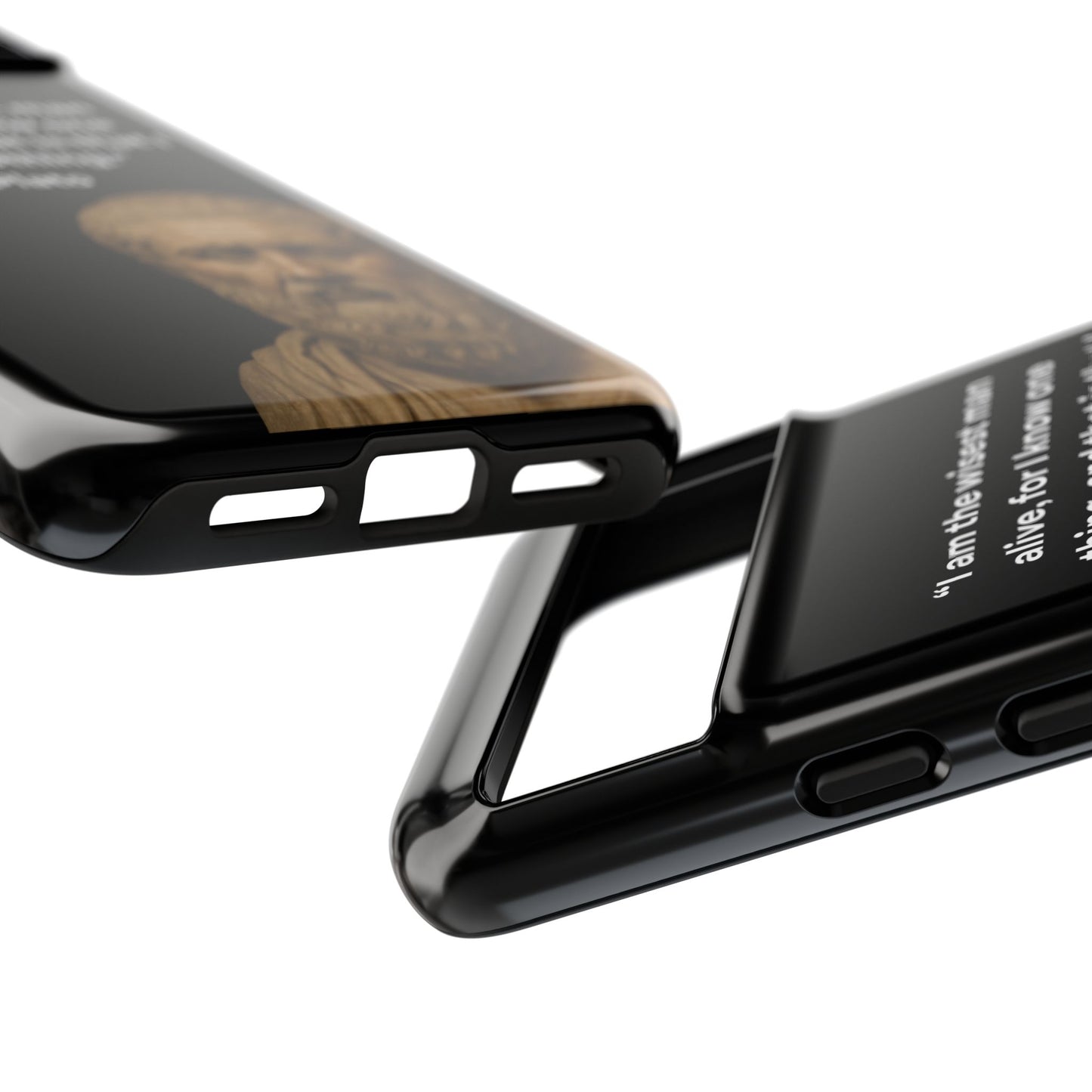 "Know Nothing, Own Wisdom" – Plato Tough Phone Case