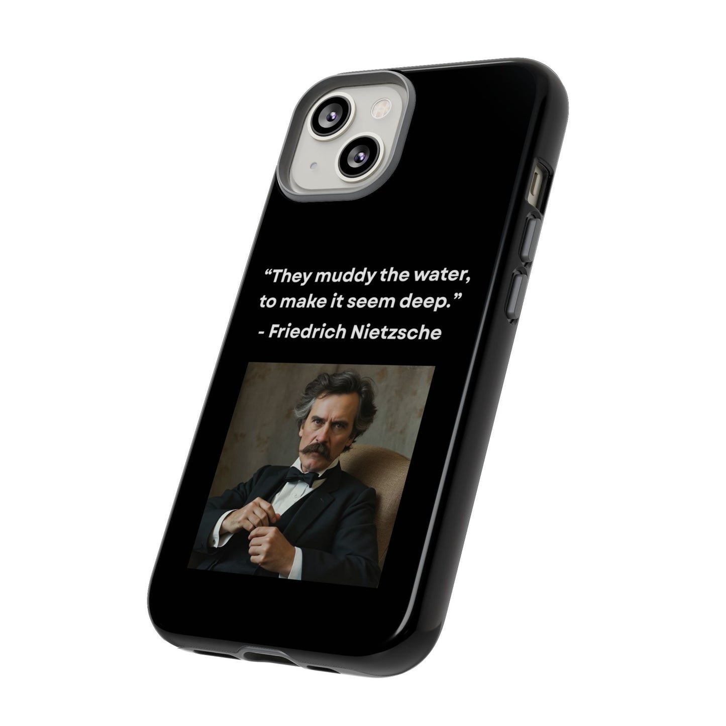 “False Depth” – Friedrich Nietzsche Quote Tough Phone Case