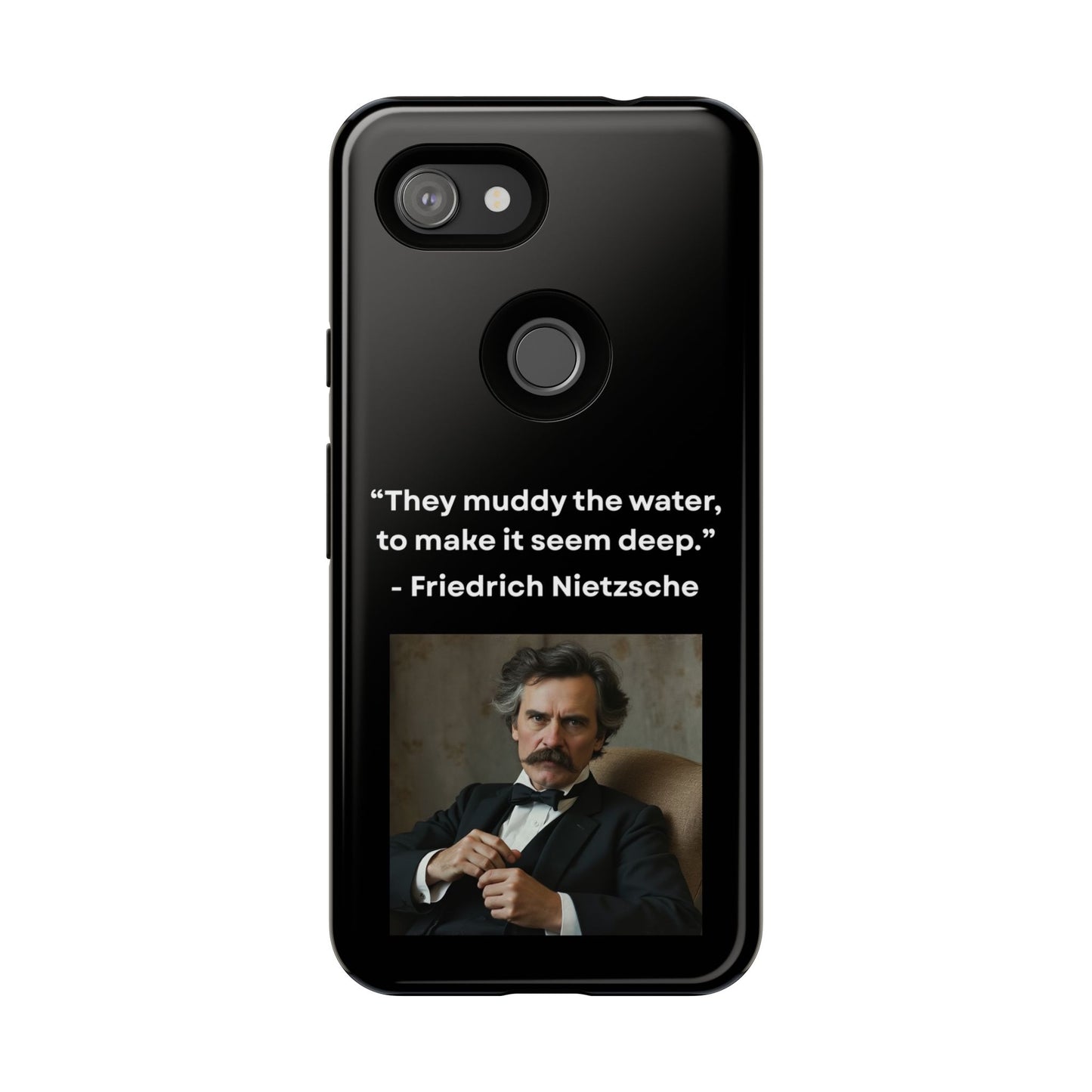 “False Depth” – Friedrich Nietzsche Quote Tough Phone Case