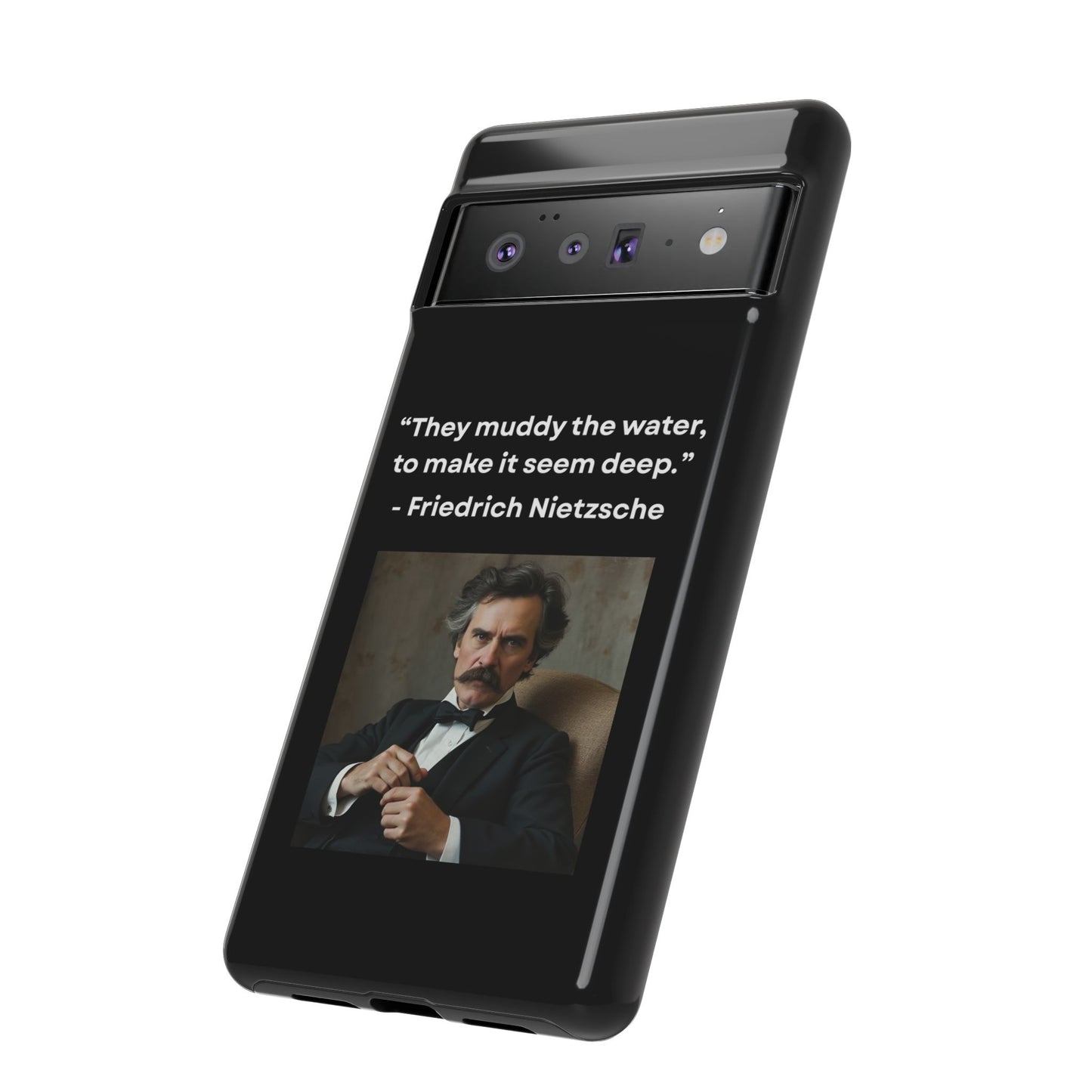 “False Depth” – Friedrich Nietzsche Quote Tough Phone Case