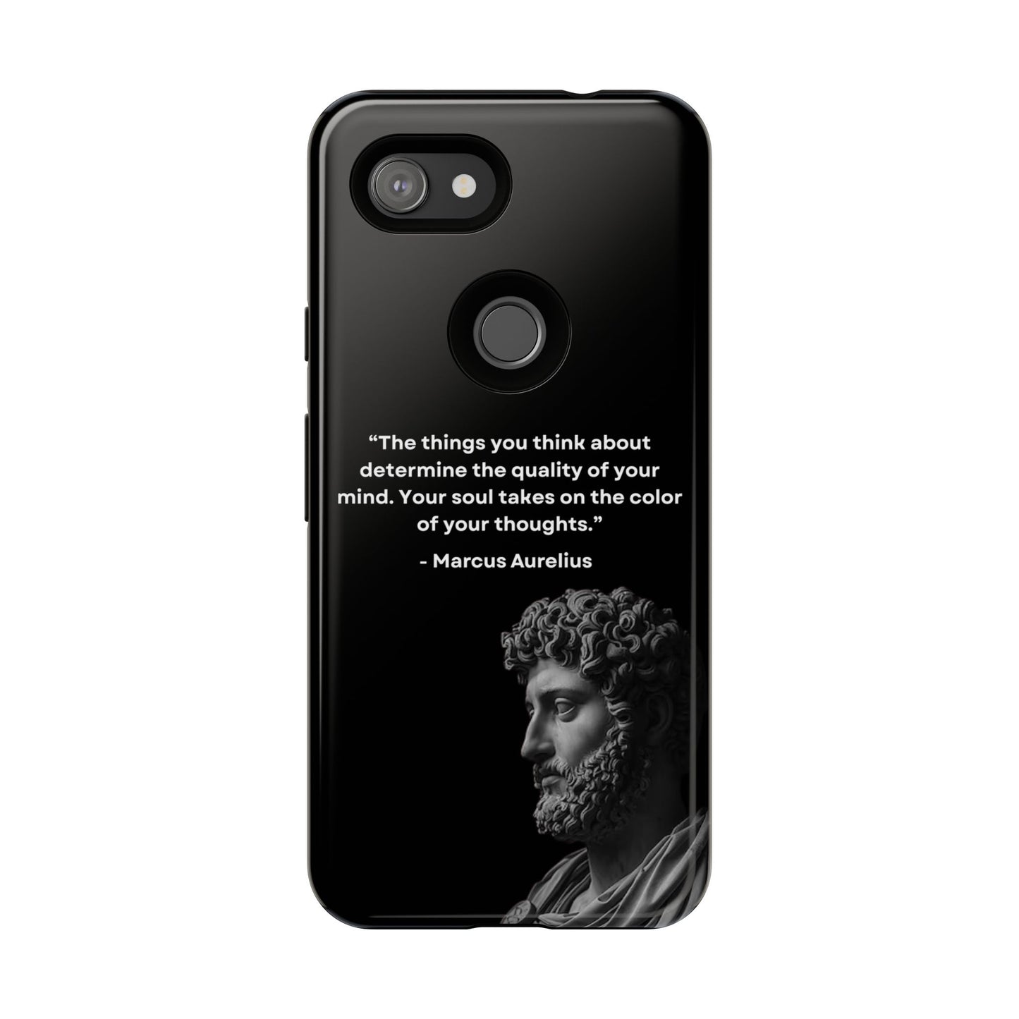 “Color of Thought” – Marcus Aurelius Quote Tough Phone Case
