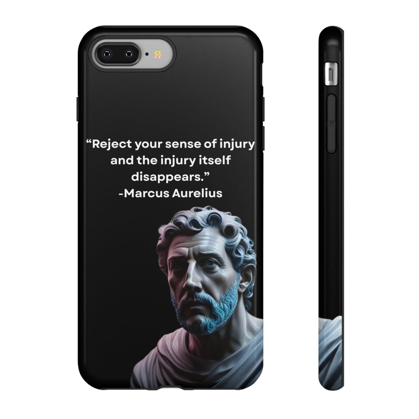 “Strength Within” – Marcus Aurelius Quote Tough Phone Case