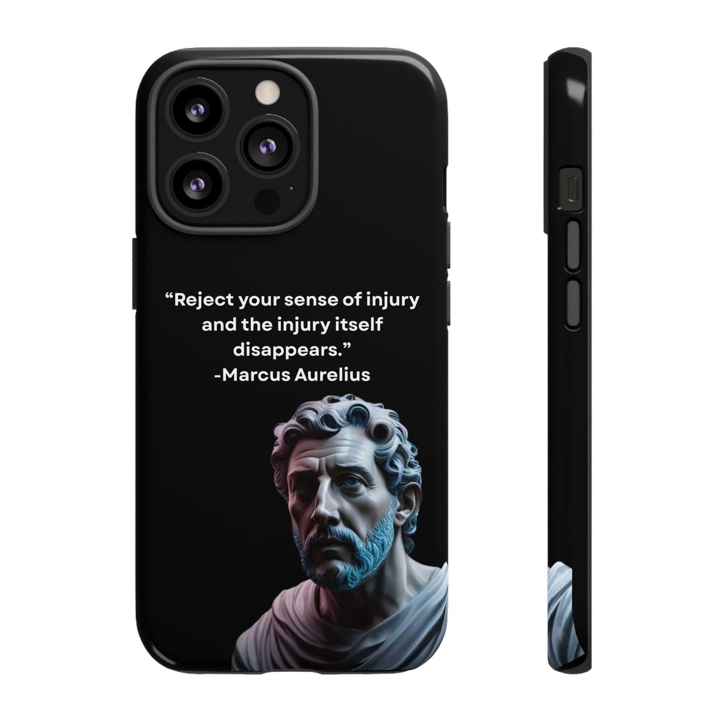 “Strength Within” – Marcus Aurelius Quote Tough Phone Case