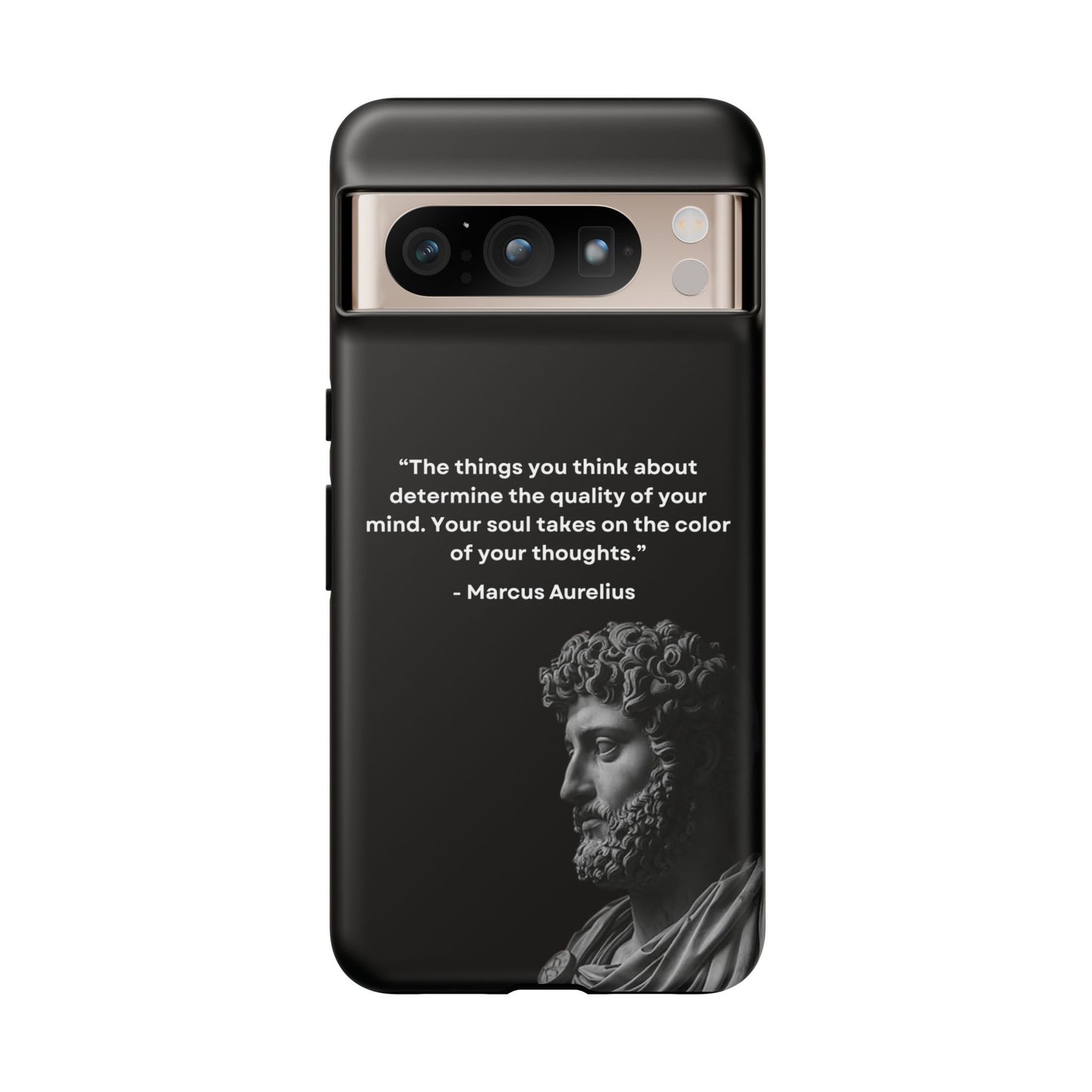 “Color of Thought” – Marcus Aurelius Quote Tough Phone Case