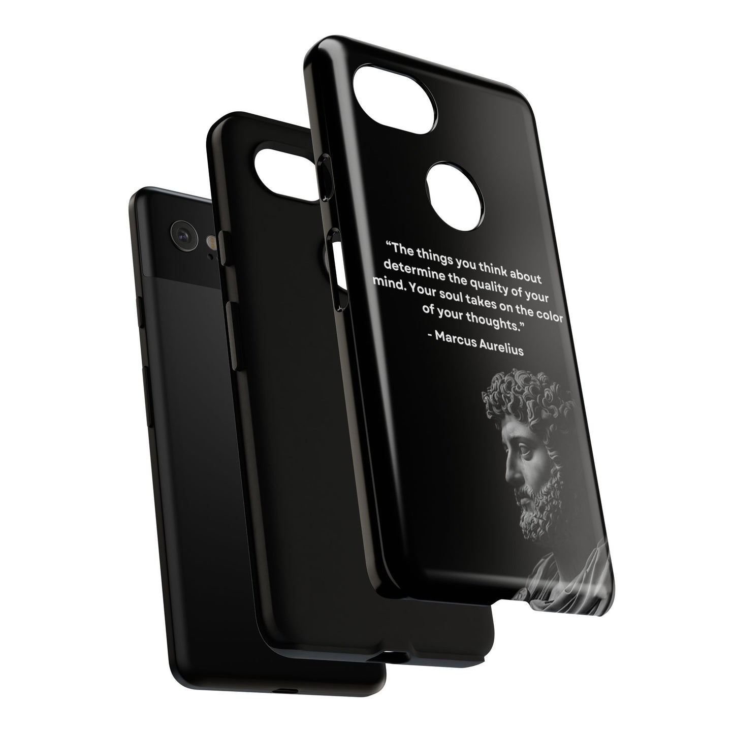 “Color of Thought” – Marcus Aurelius Quote Tough Phone Case
