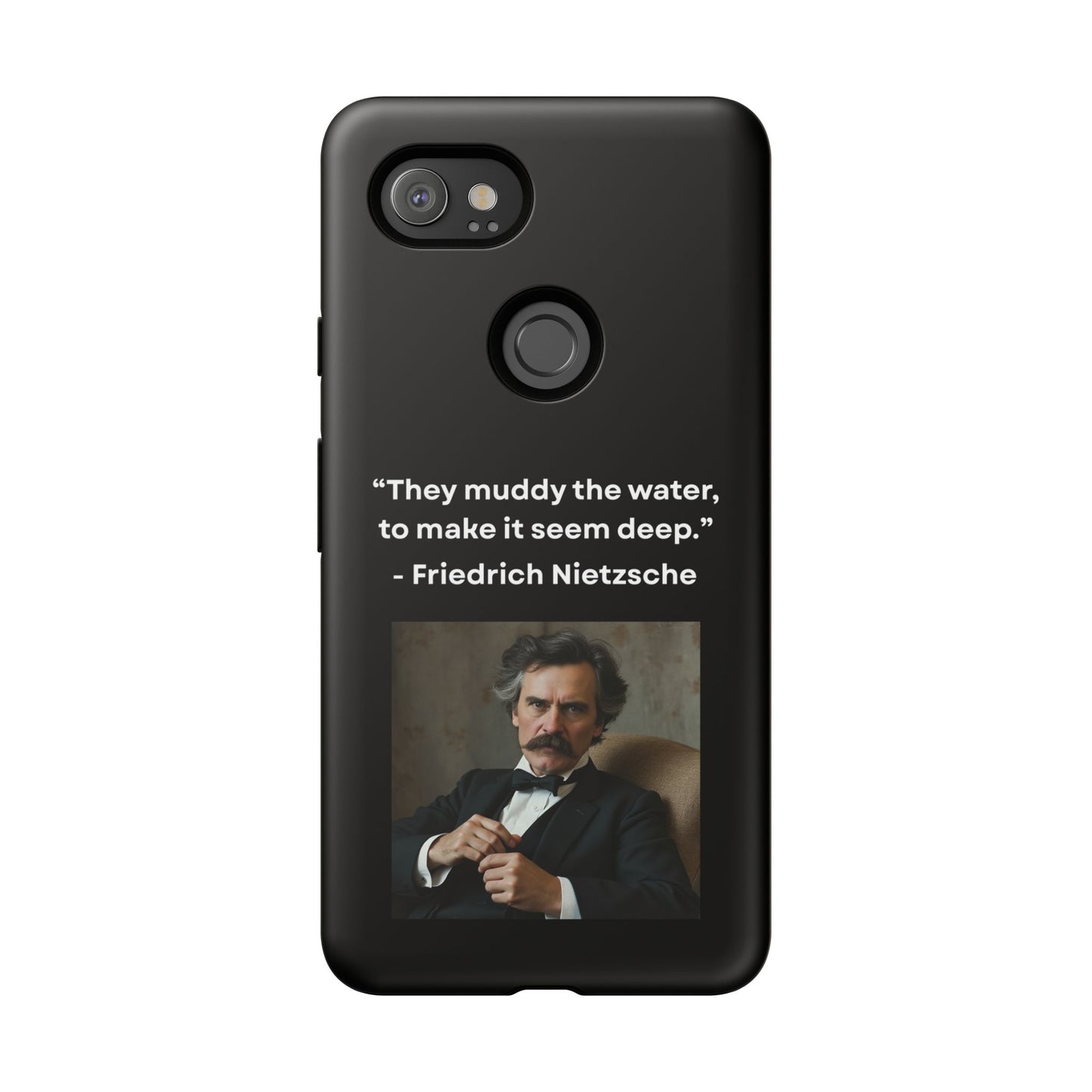“False Depth” – Friedrich Nietzsche Quote Tough Phone Case