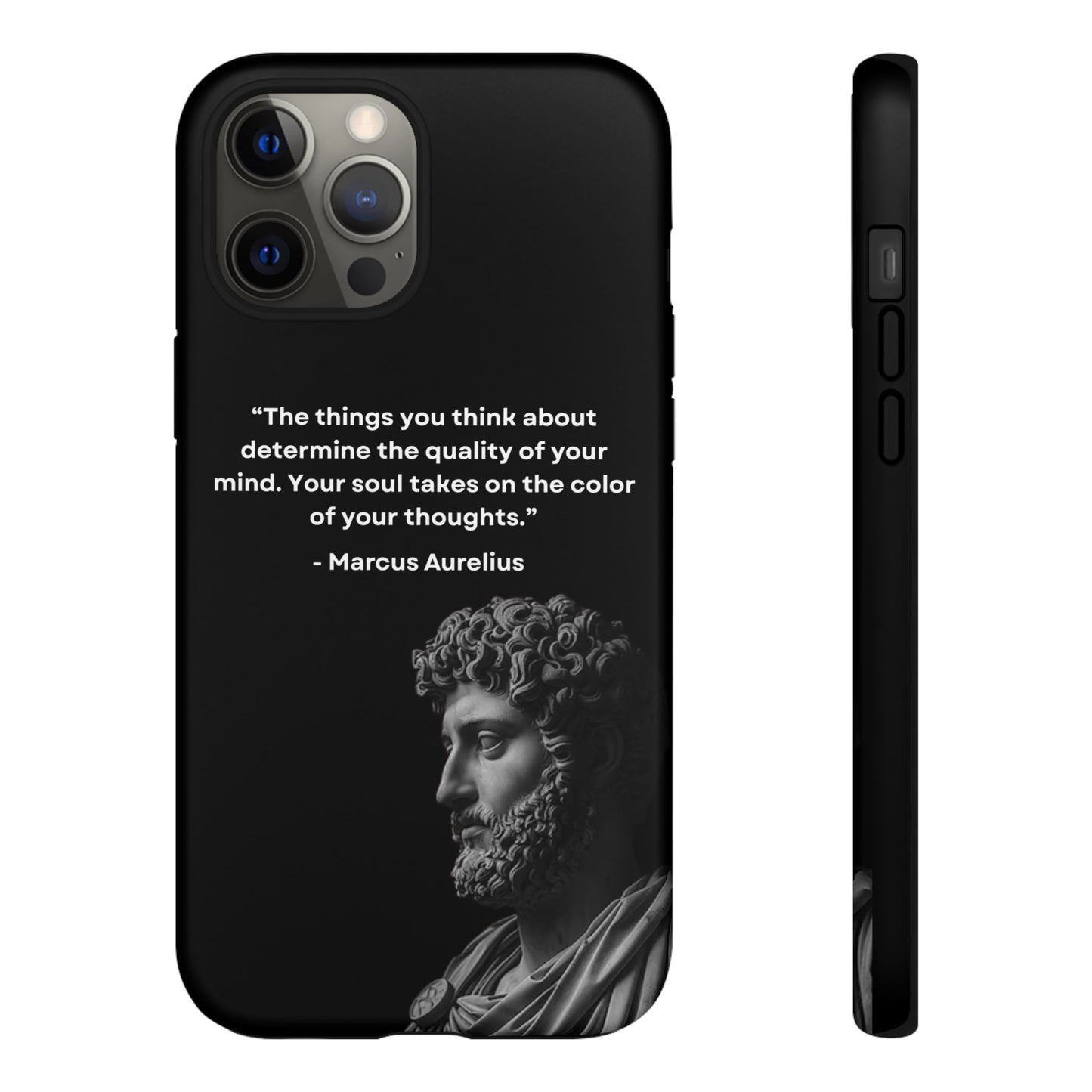 “Color of Thought” – Marcus Aurelius Quote Tough Phone Case