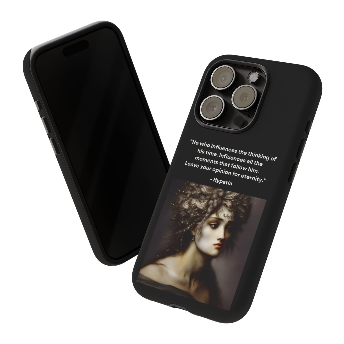 “Leave Your Mark” – Hypatia Quote Tough Phone Case
