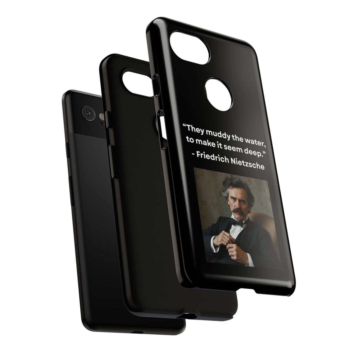 “False Depth” – Friedrich Nietzsche Quote Tough Phone Case