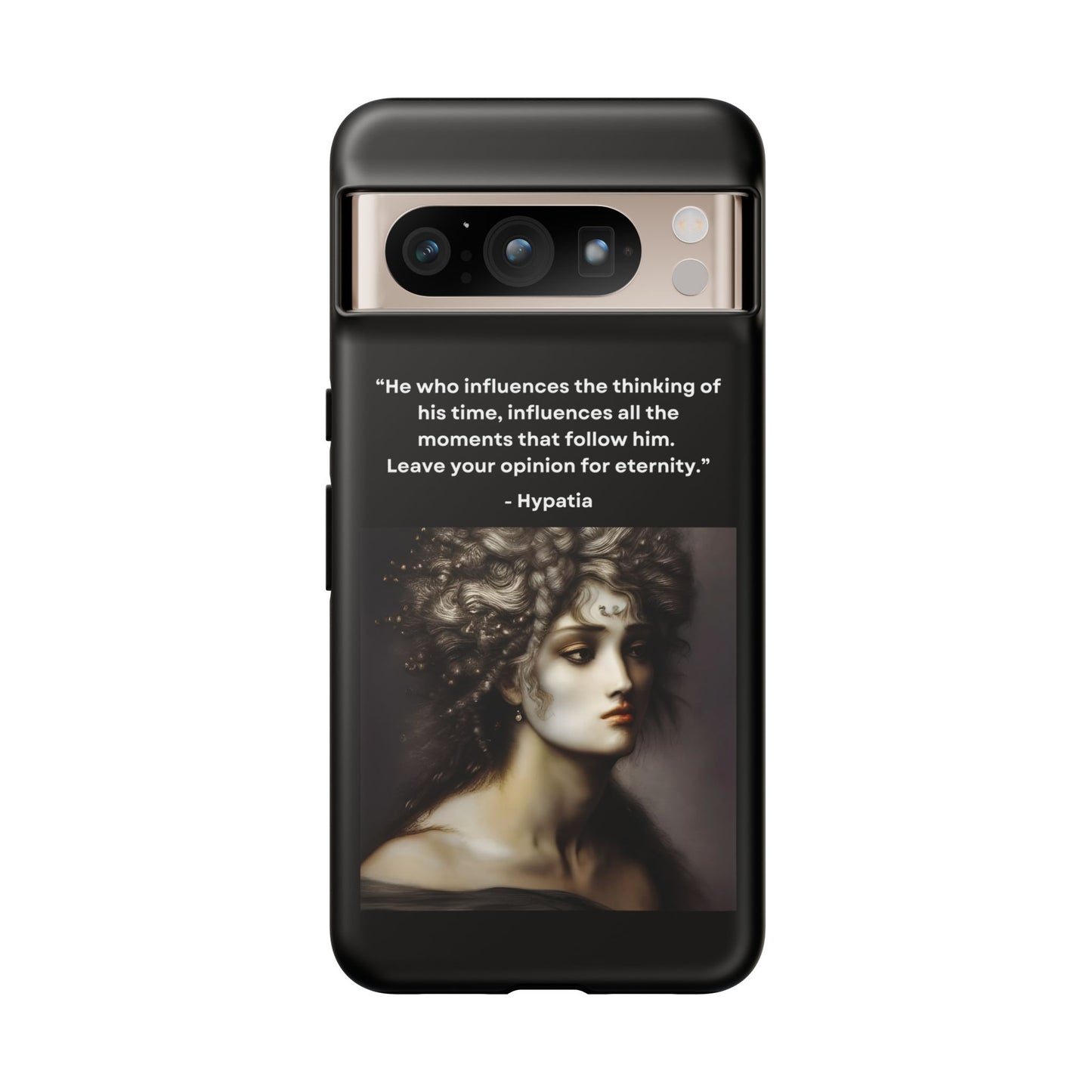 “Leave Your Mark” – Hypatia Quote Tough Phone Case